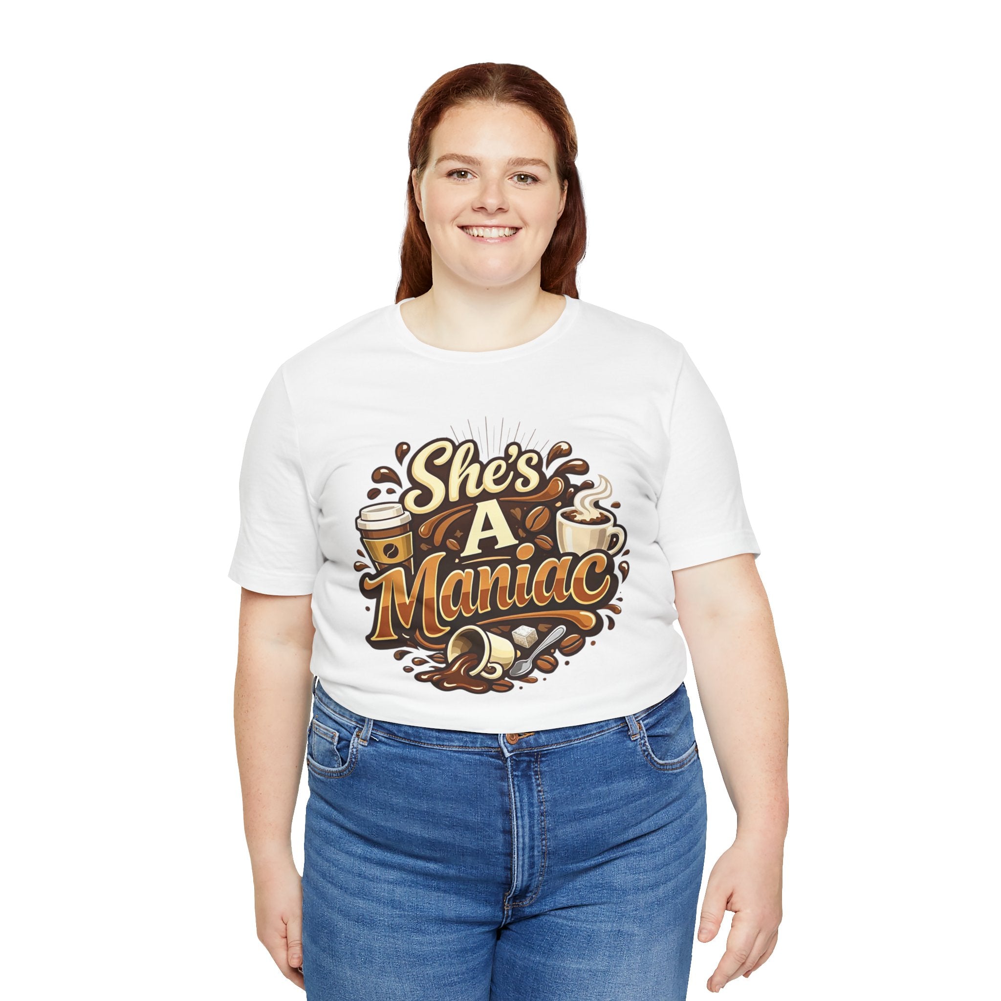 She's A Maniac Unisex Coffee Tee