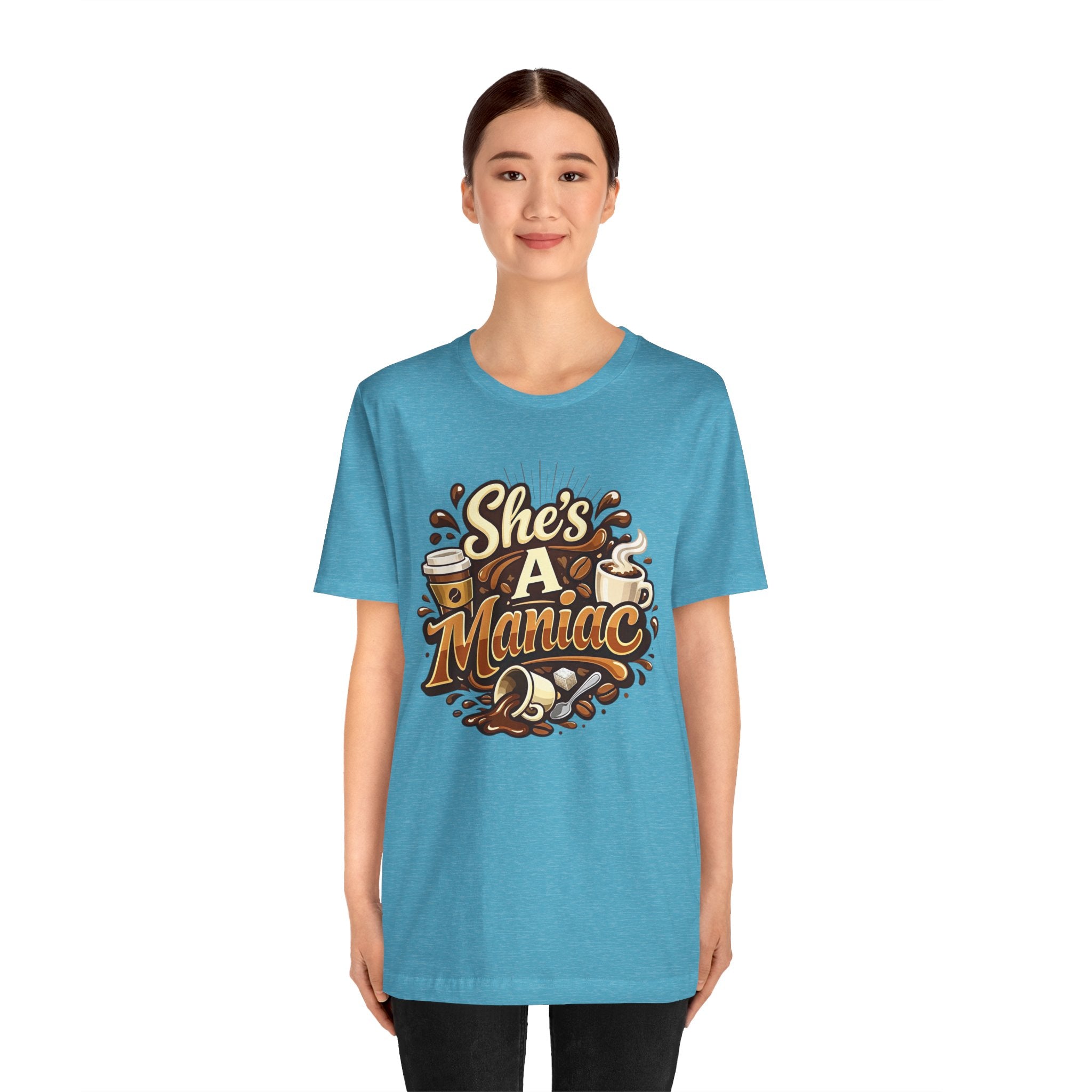 She's A Maniac Unisex Coffee Tee