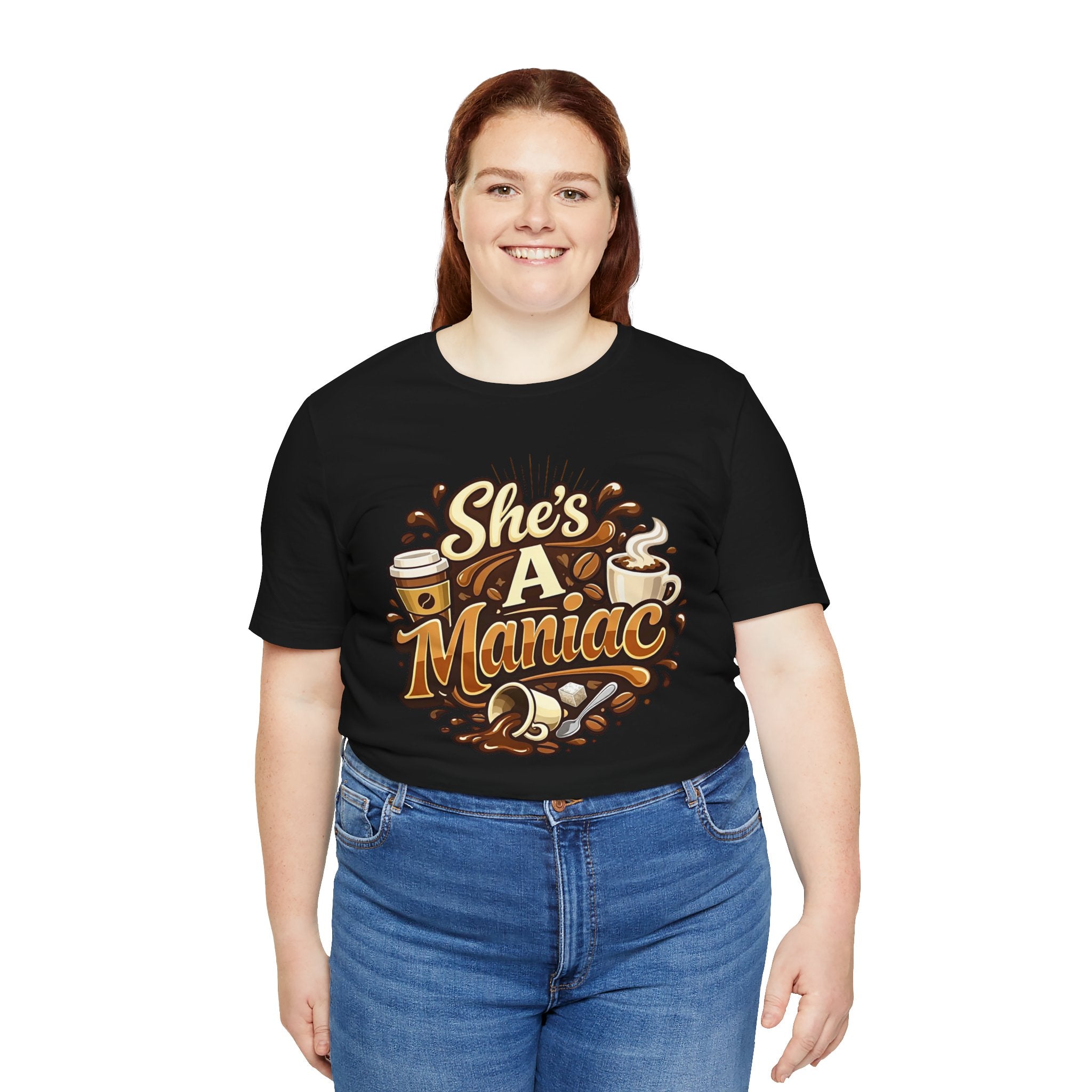 She's A Maniac Unisex Coffee Tee