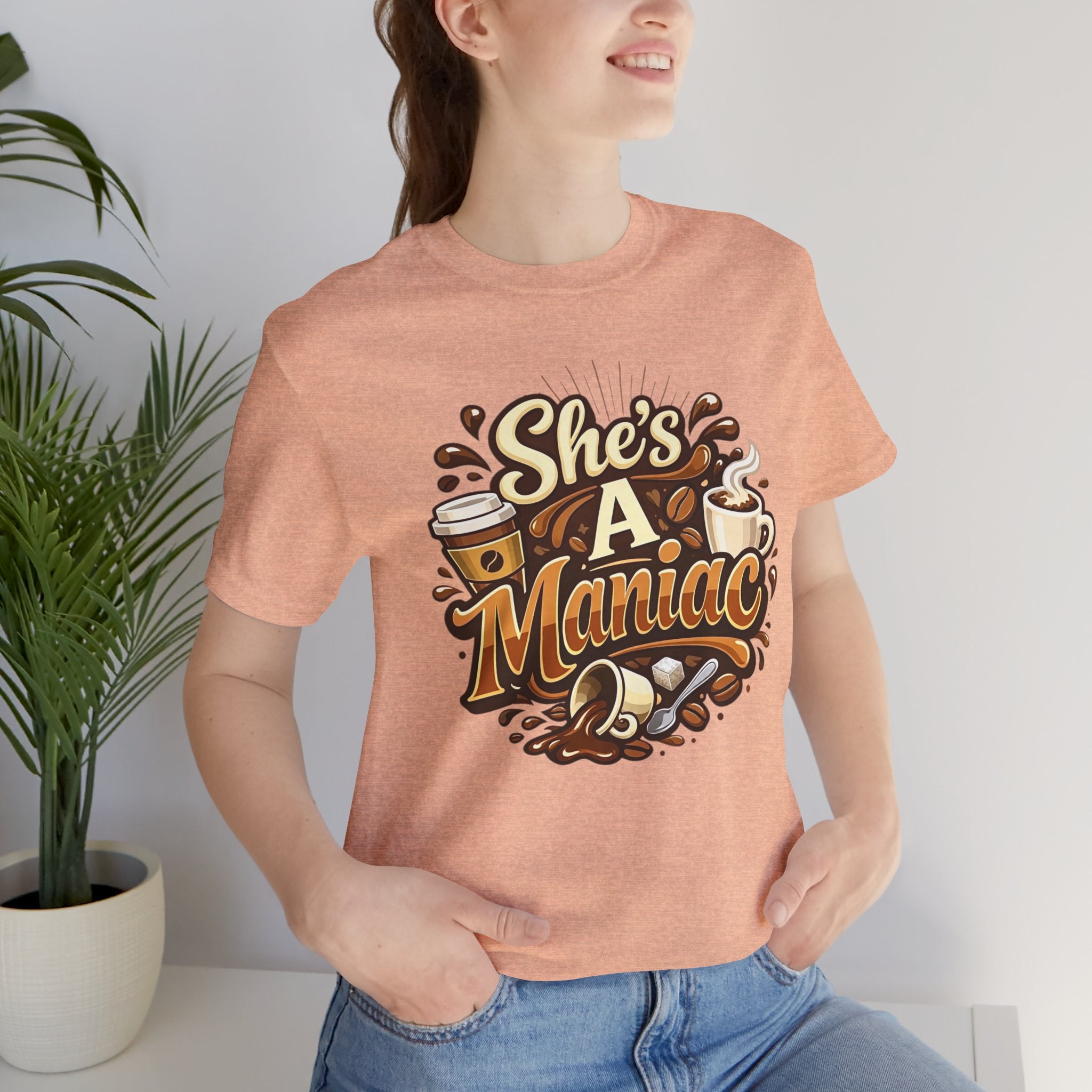 She's A Maniac Unisex Coffee Tee