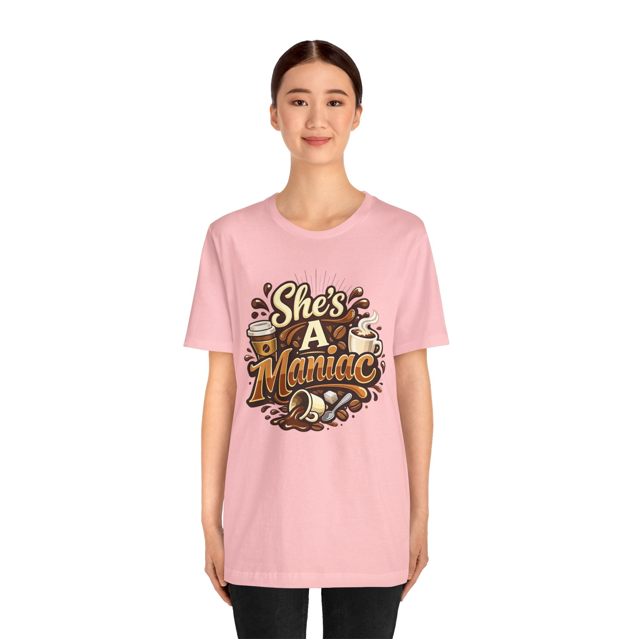 She's A Maniac Unisex Coffee Tee