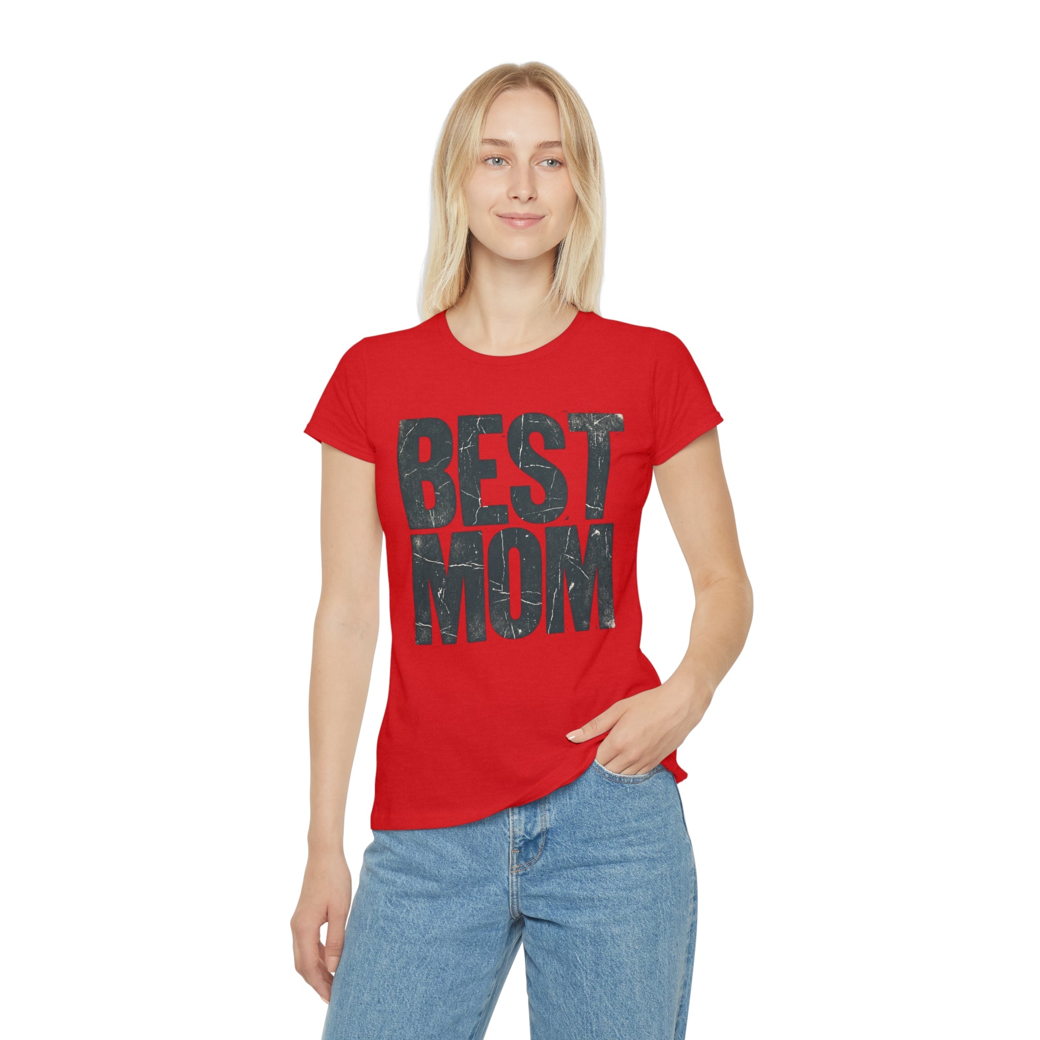 Best Mom T-Shirt — "BEST MOM" Graphic Tee for Mothers, Mother's Day Gift
