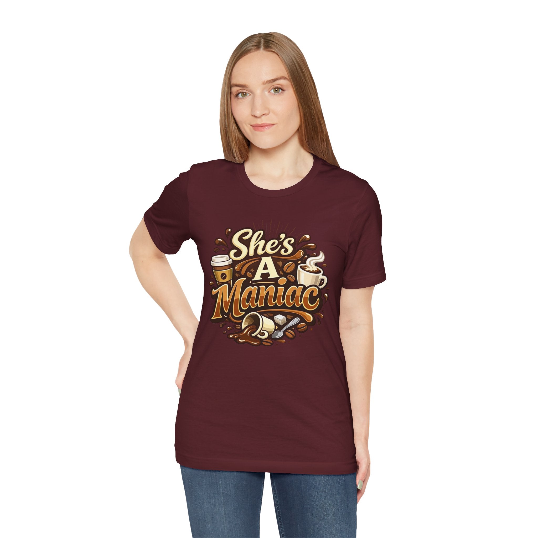 She's A Maniac Unisex Coffee Tee
