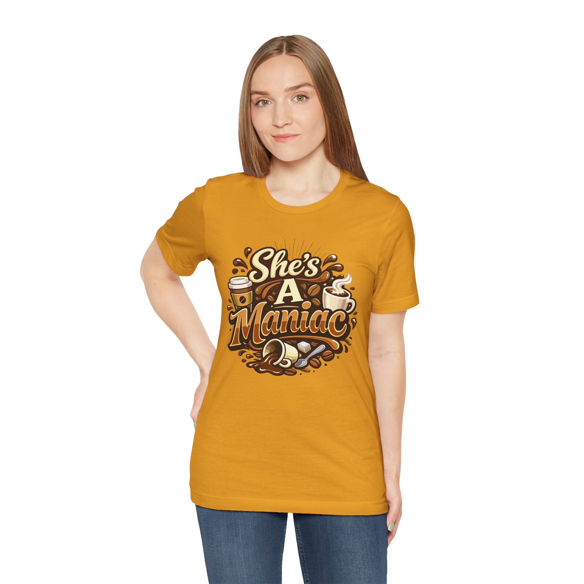 She's A Maniac Unisex Coffee Tee