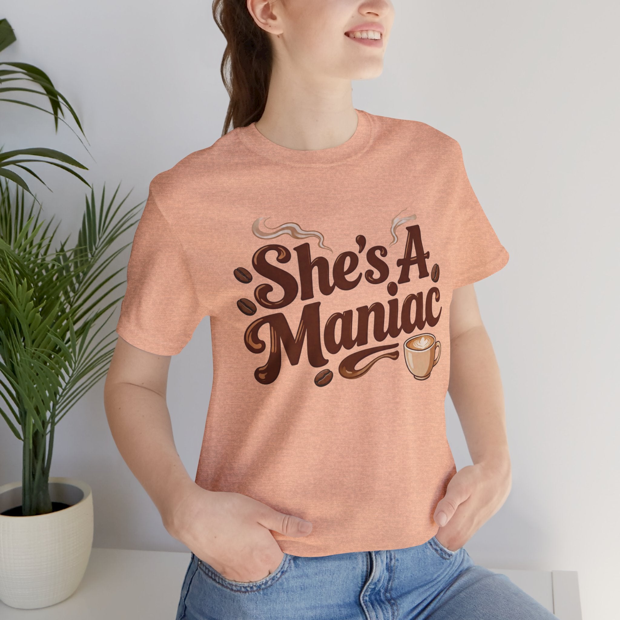 She's A Maniac Unisex Coffee Tee