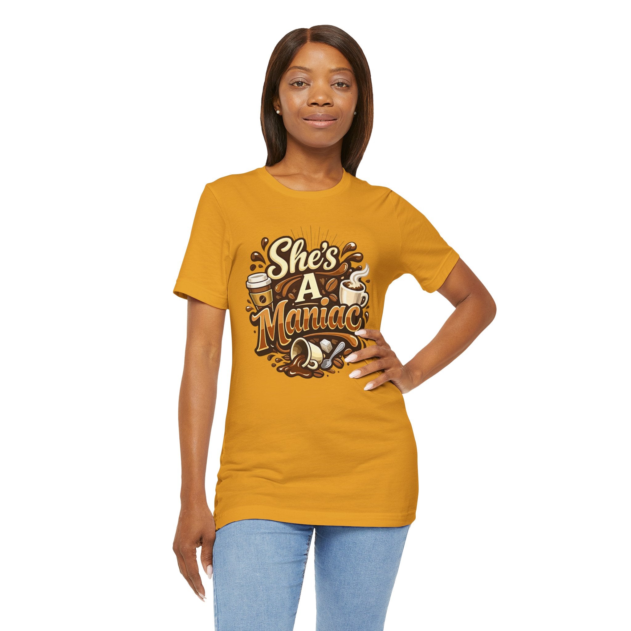 She's A Maniac Unisex Coffee Tee