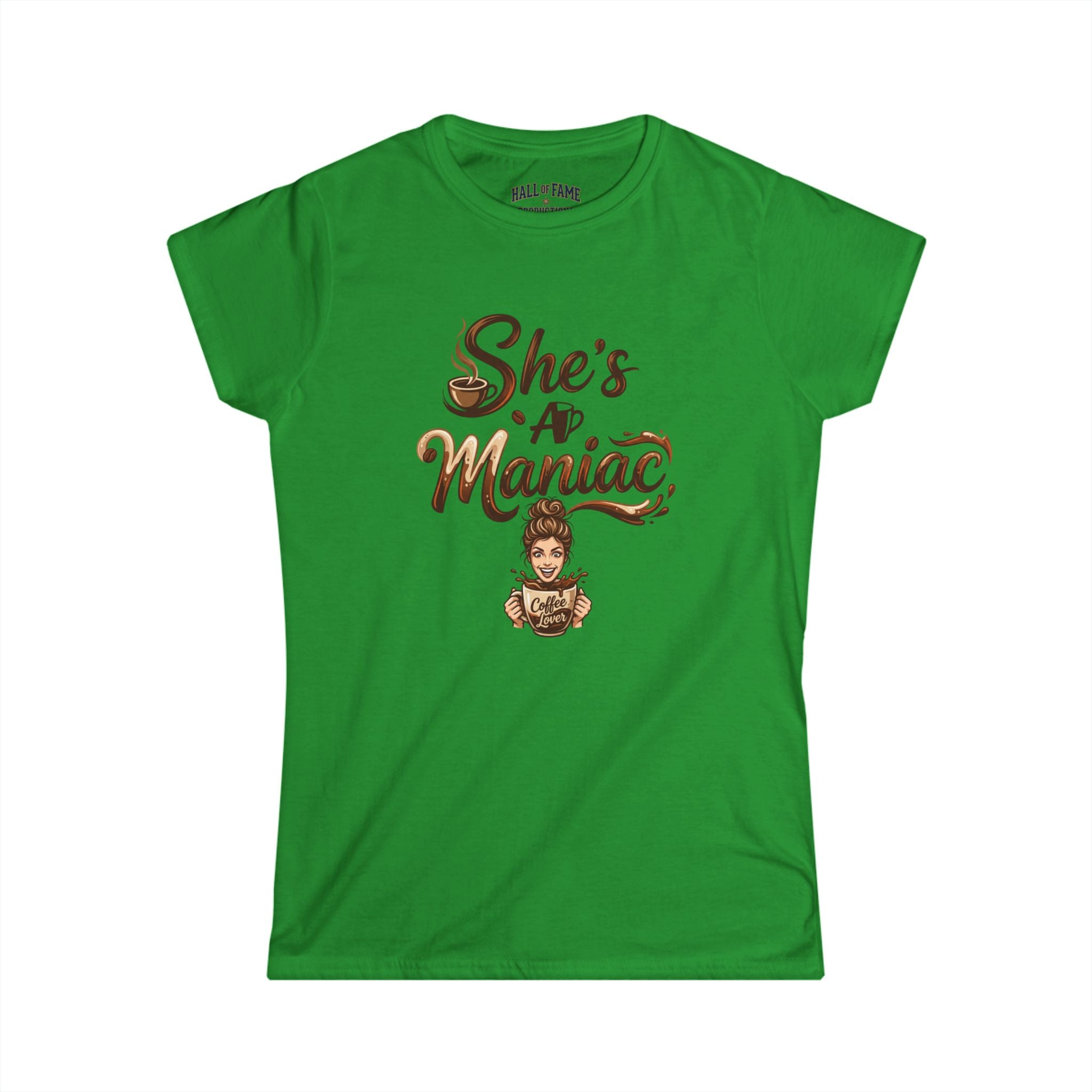 She's A Maniac Women's Coffee Tee