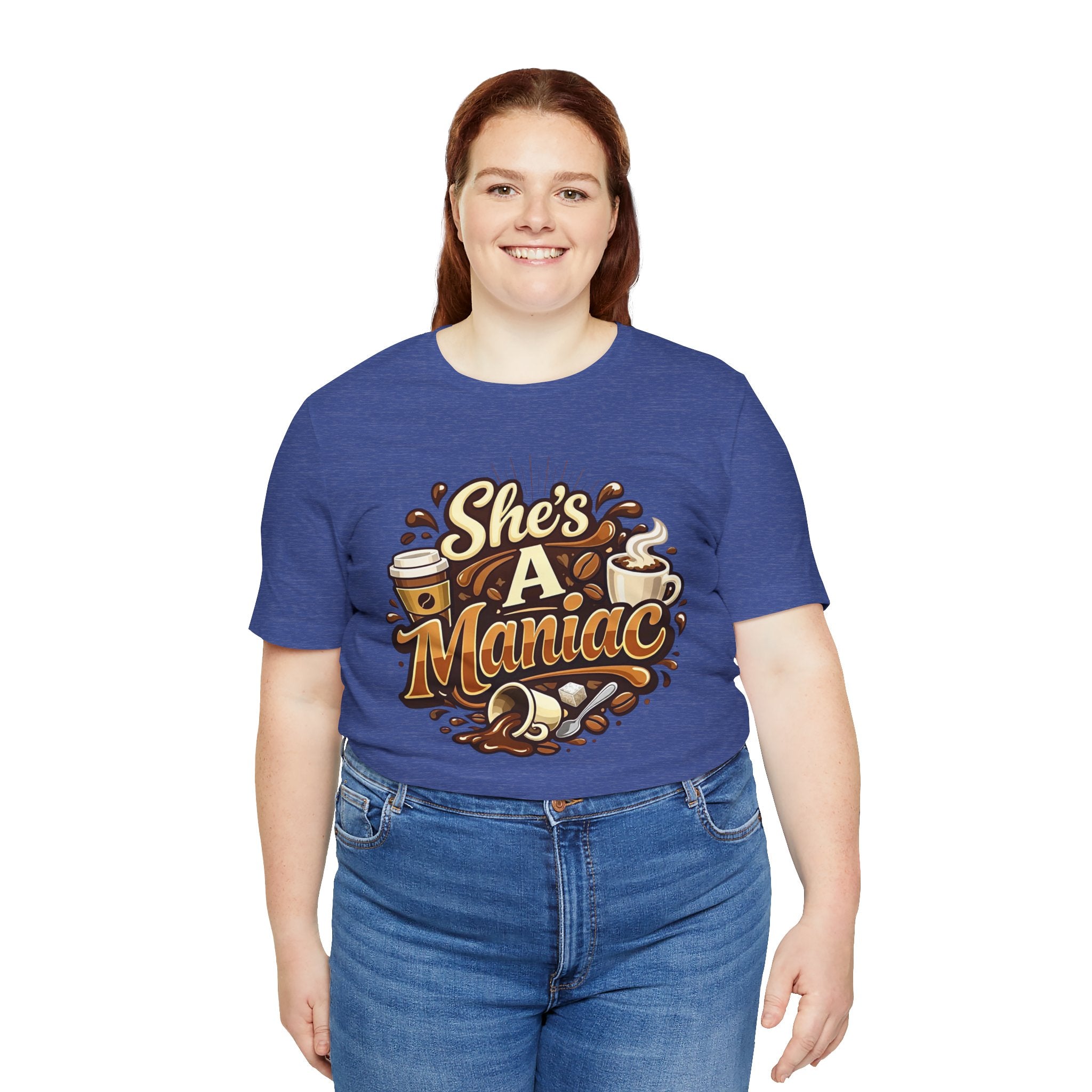 She's A Maniac Unisex Coffee Tee