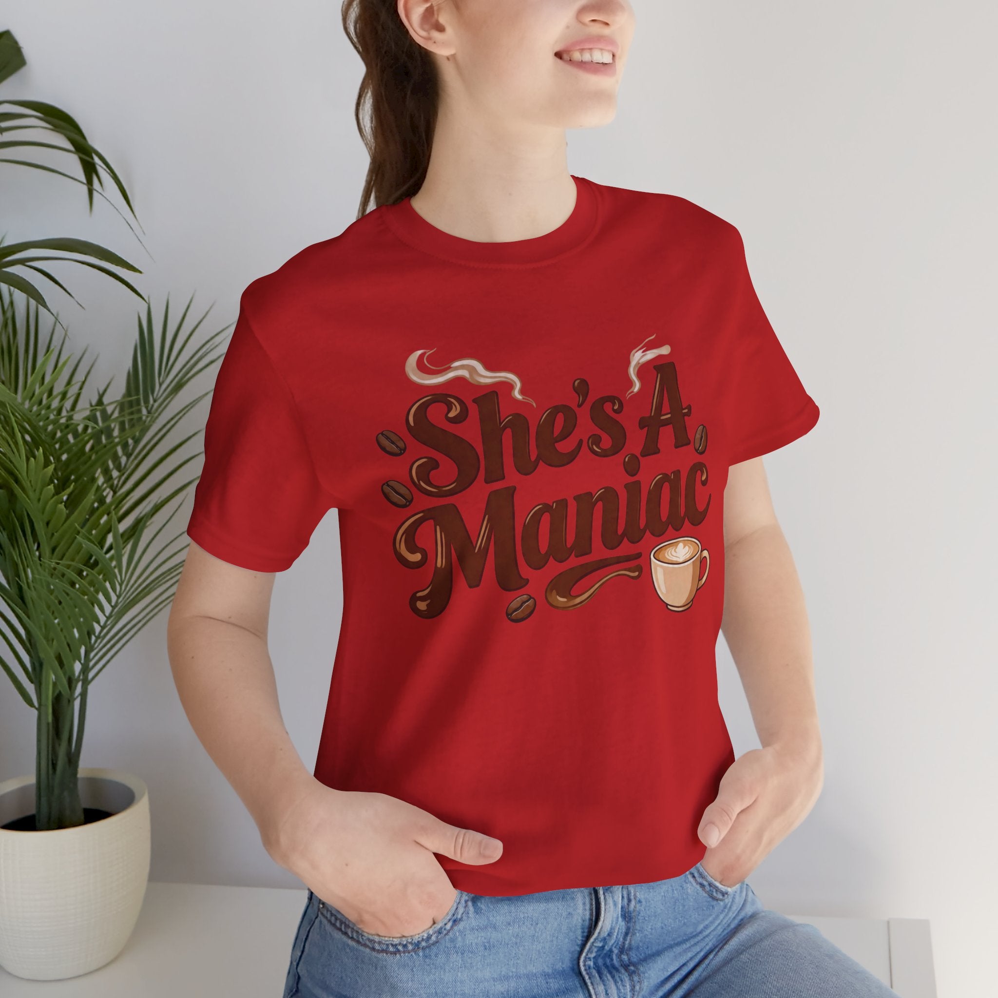 She's A Maniac Unisex Coffee Tee