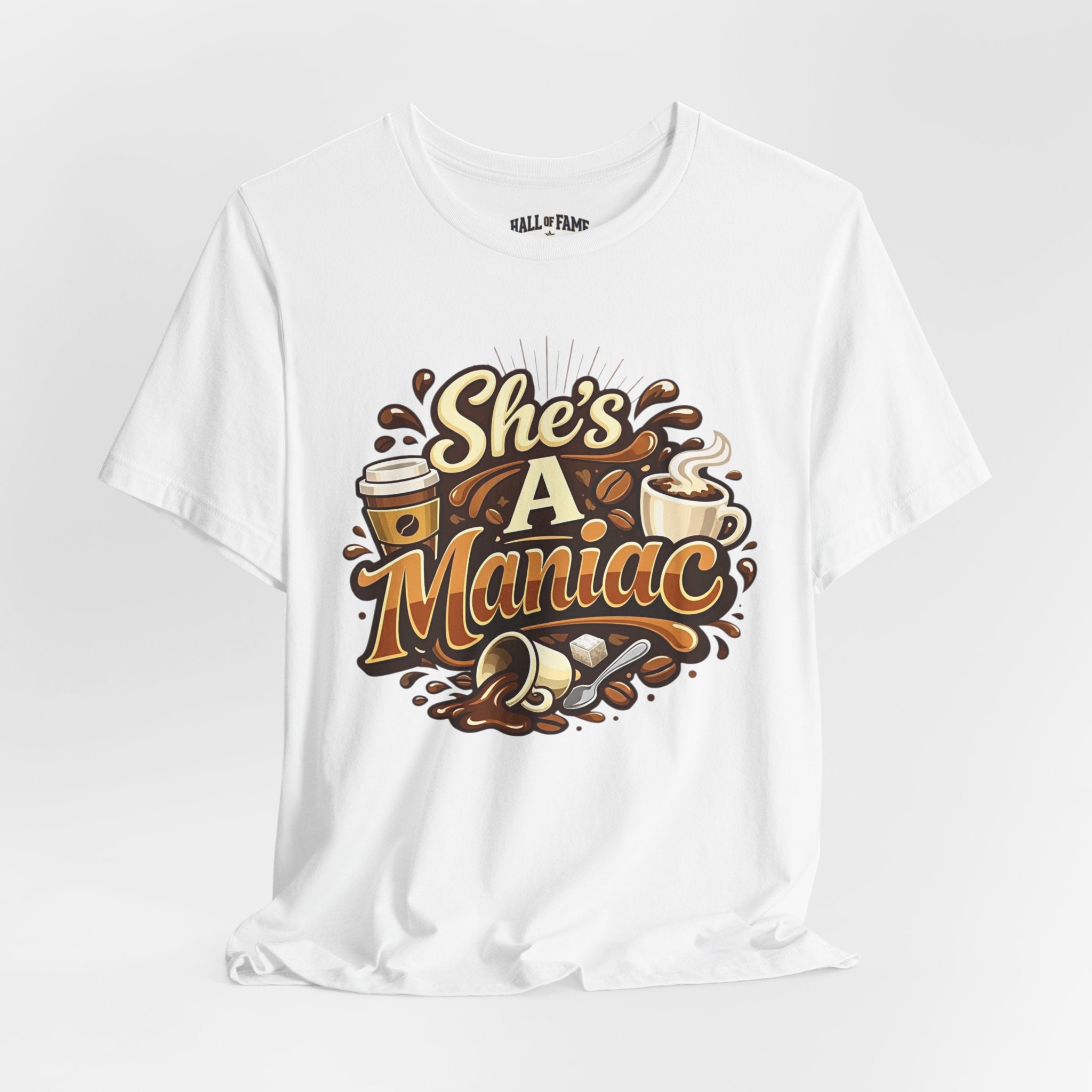 She's A Maniac Unisex Coffee Tee