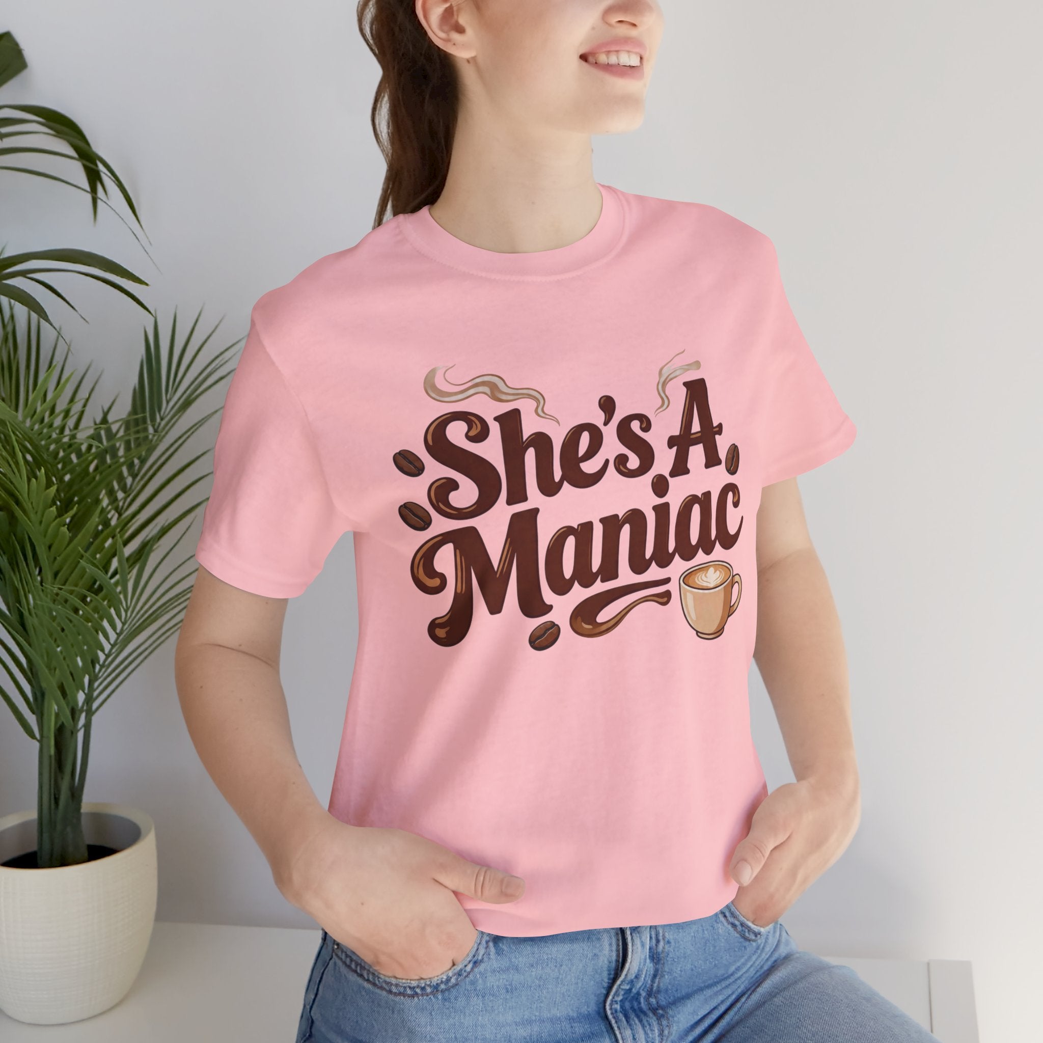 She's A Maniac Unisex Coffee Tee