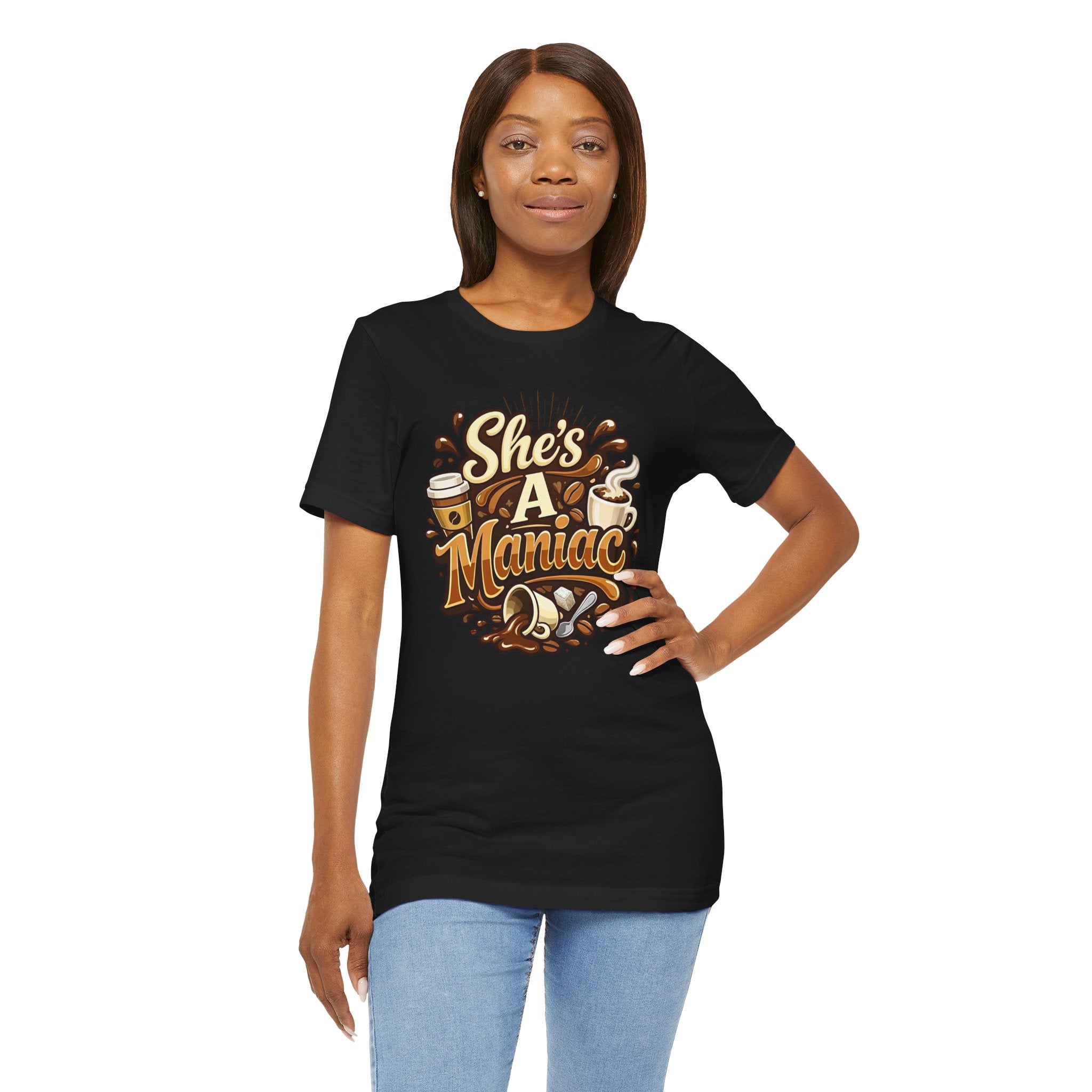 She's A Maniac Unisex Coffee Tee