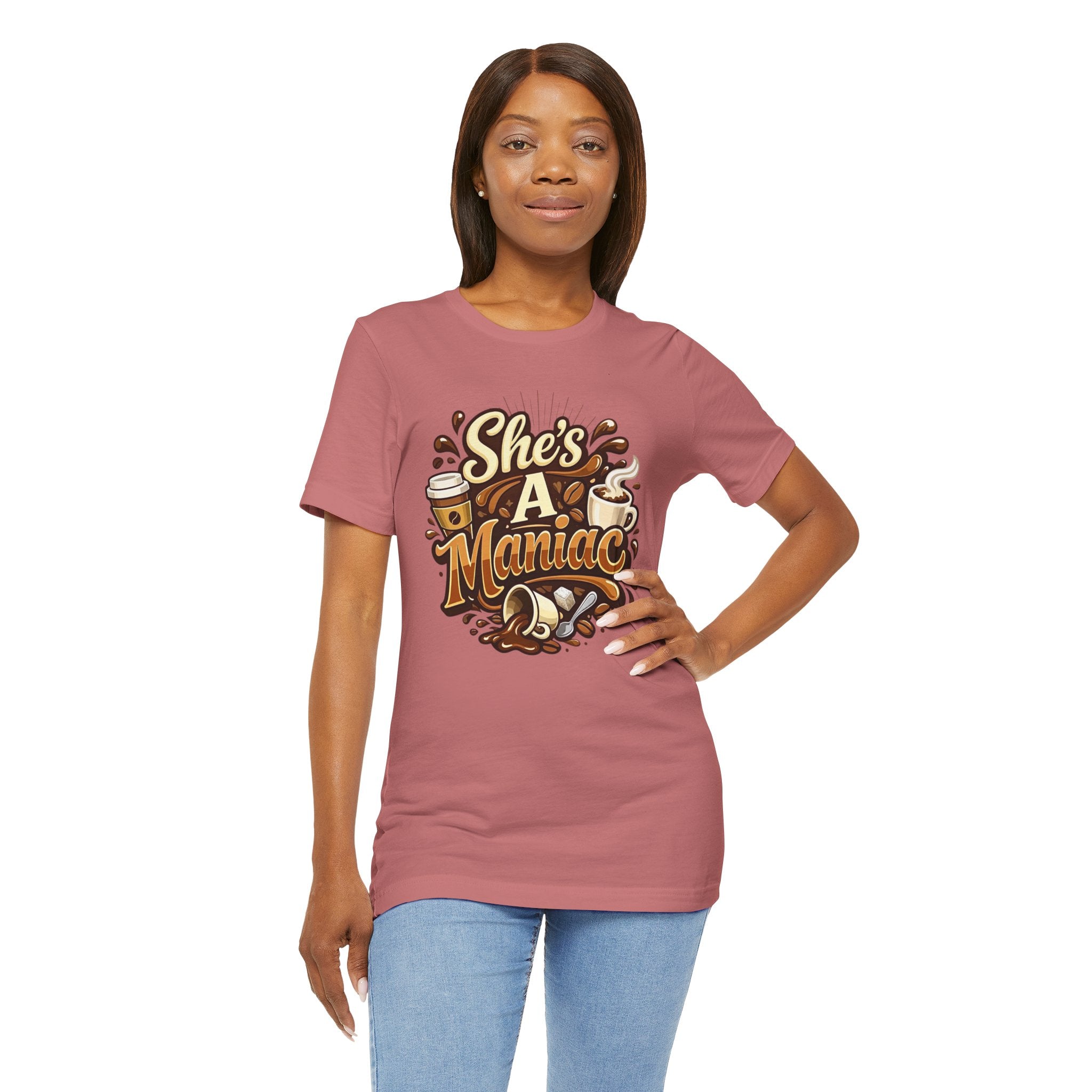 She's A Maniac Unisex Coffee Tee