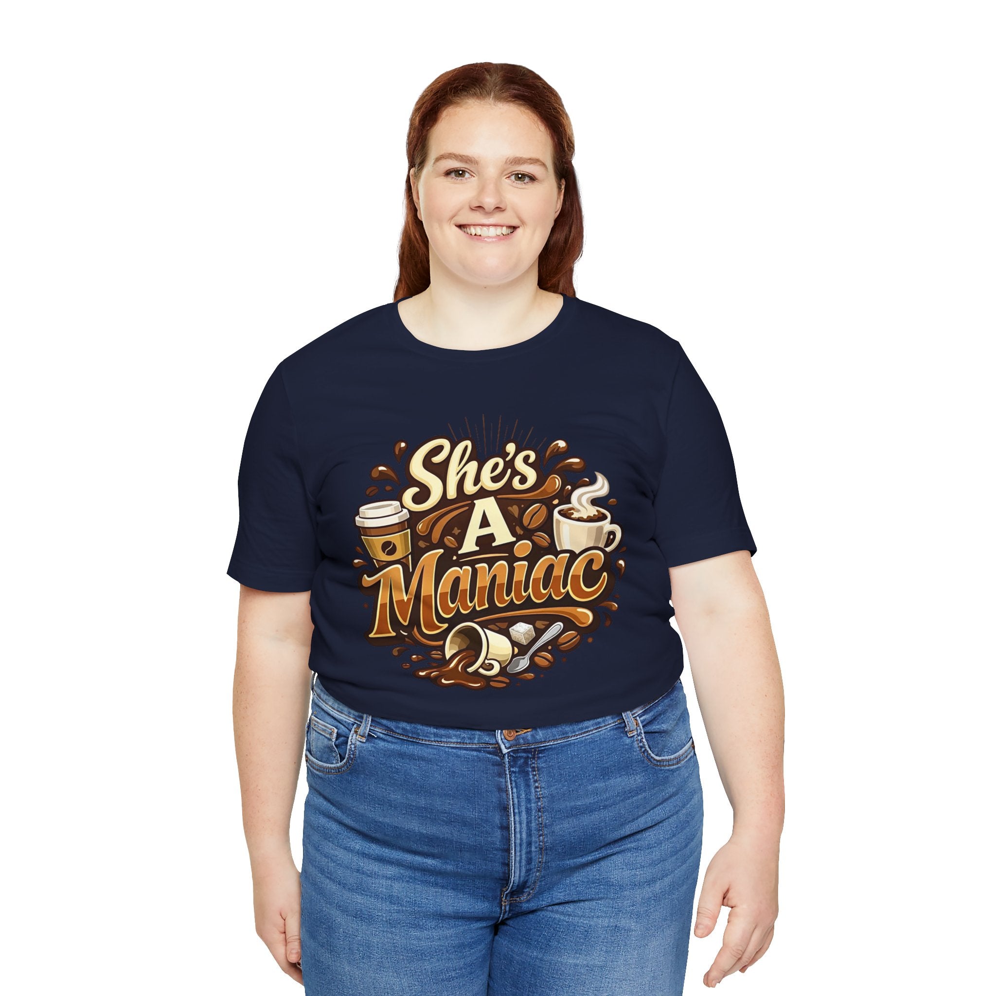 She's A Maniac Unisex Coffee Tee
