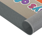 Days of the Week Kids Area Rug – Colorful Classroom/Learning Playroom Mat