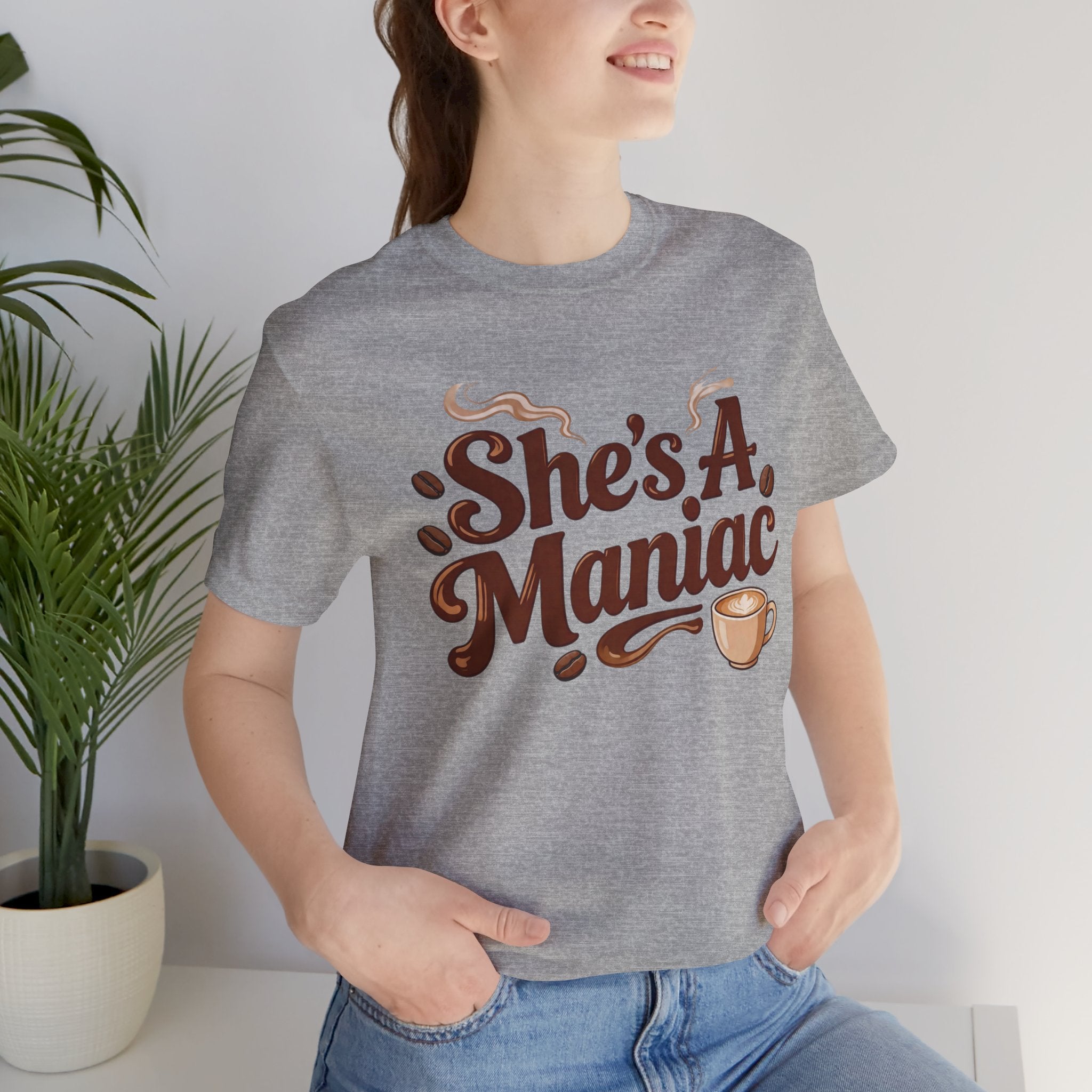 She's A Maniac Unisex Coffee Tee