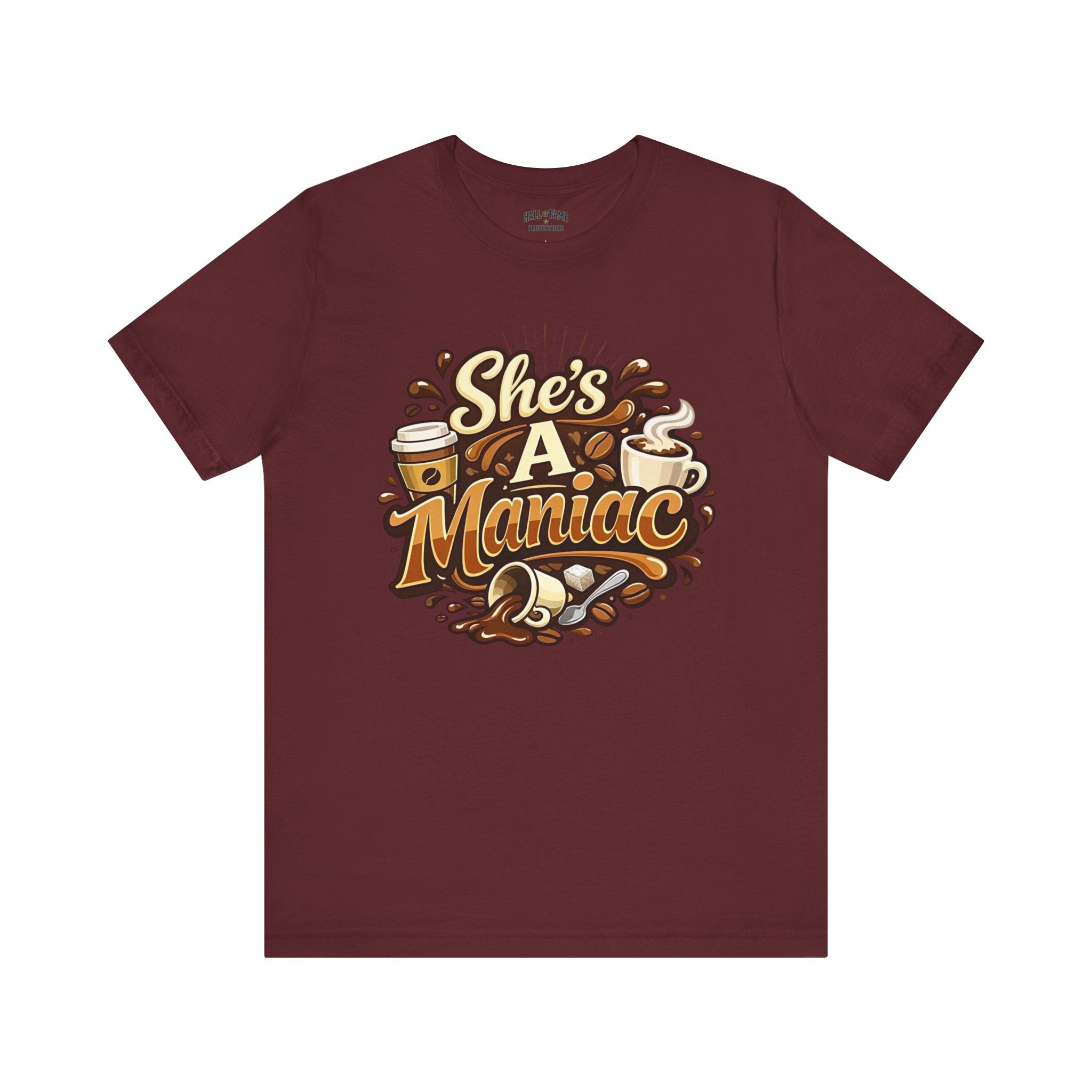 She's A Maniac Unisex Coffee Tee