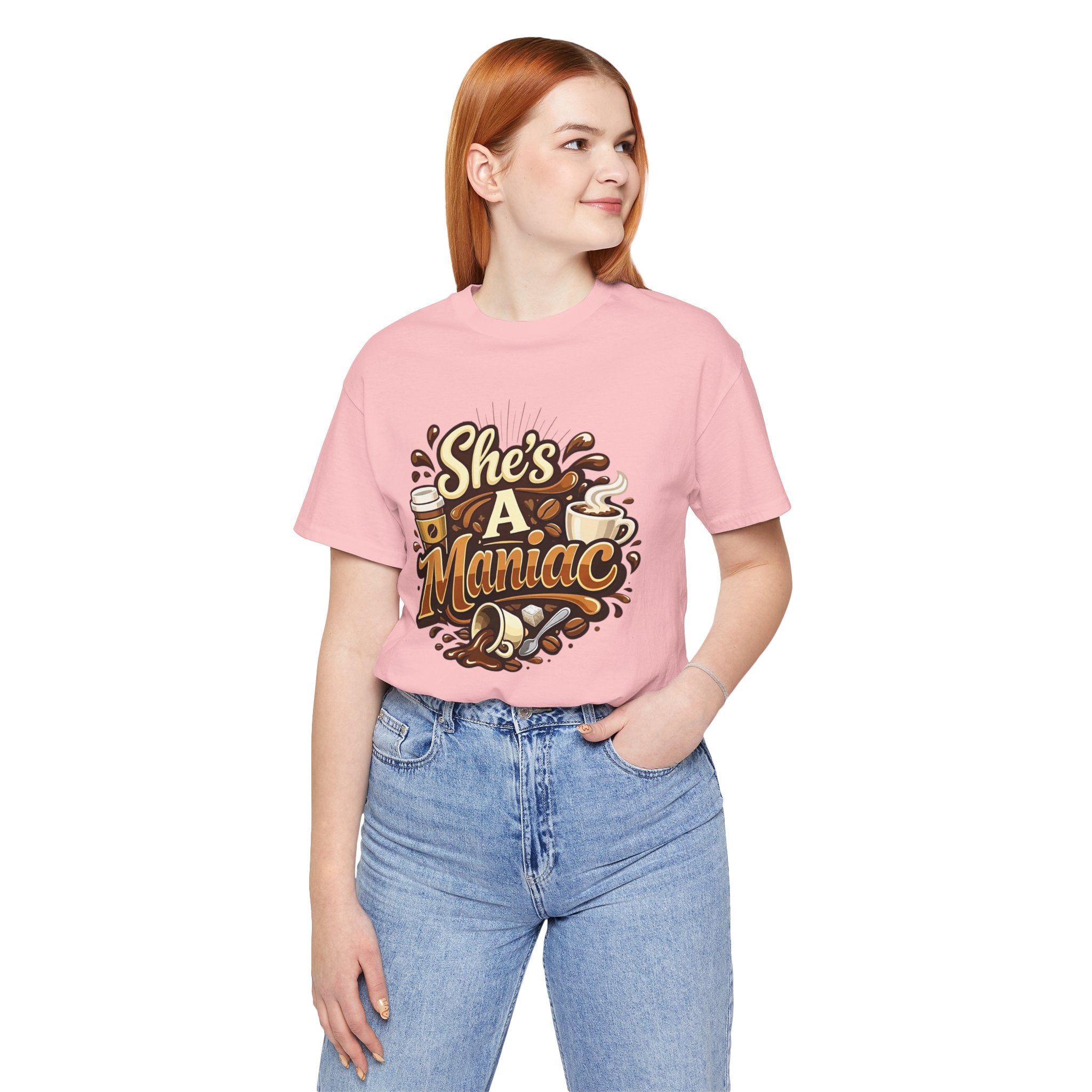 She's A Maniac Unisex Coffee Tee
