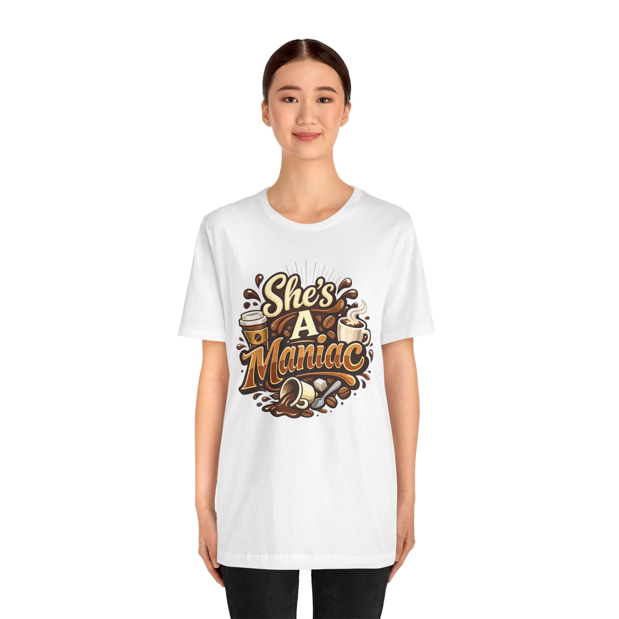 She's A Maniac Unisex Coffee Tee