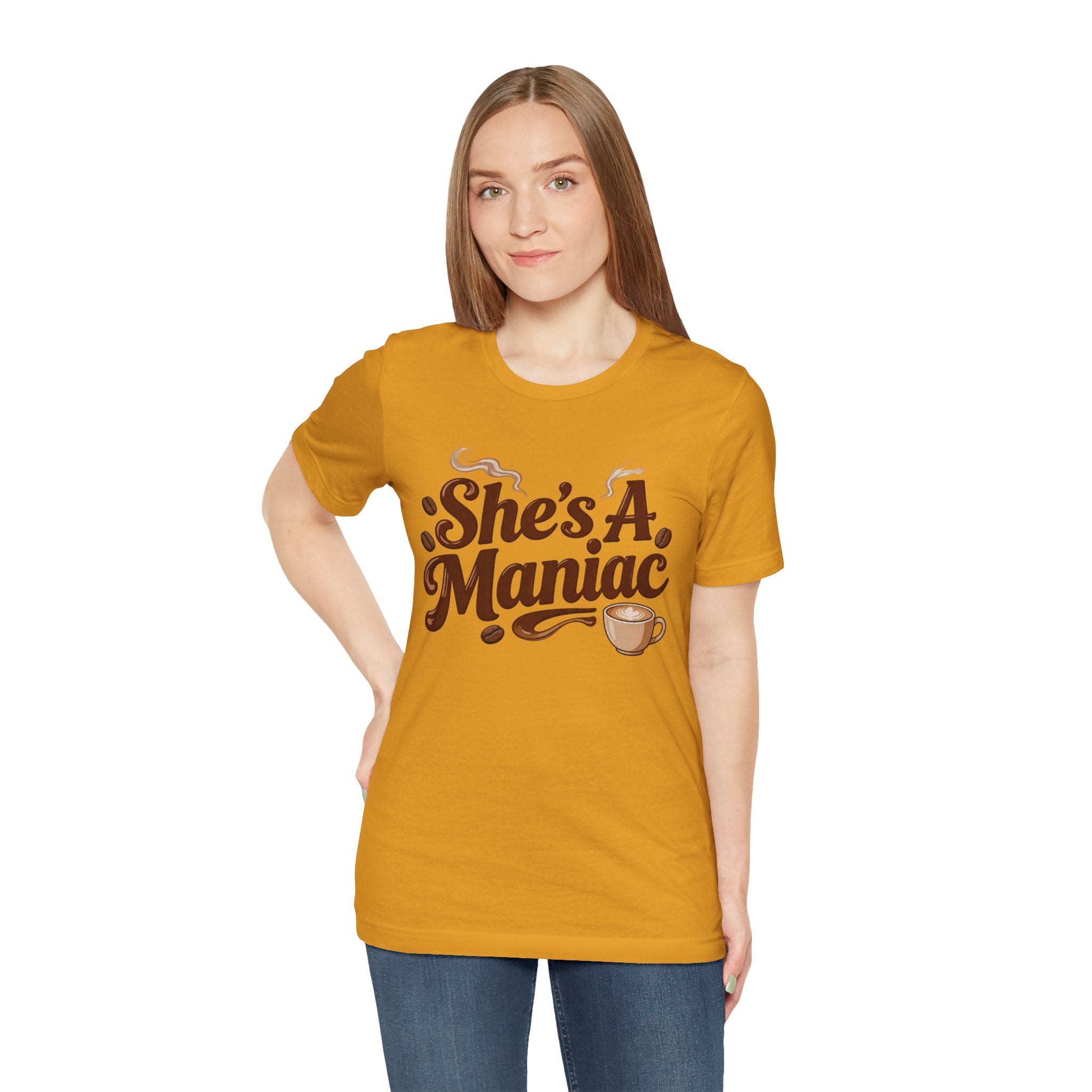 She's A Maniac Unisex Coffee Tee