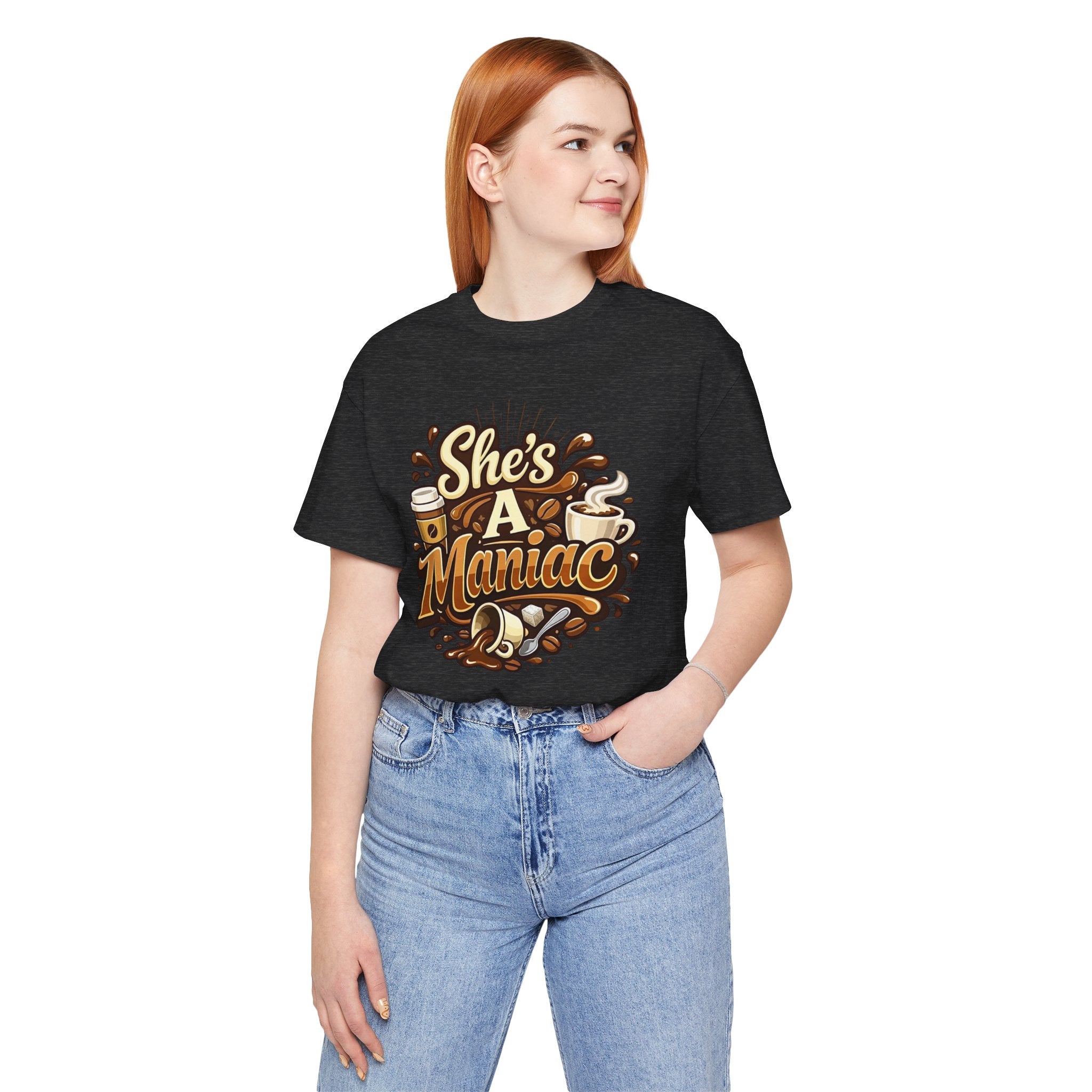 She's A Maniac Unisex Coffee Tee