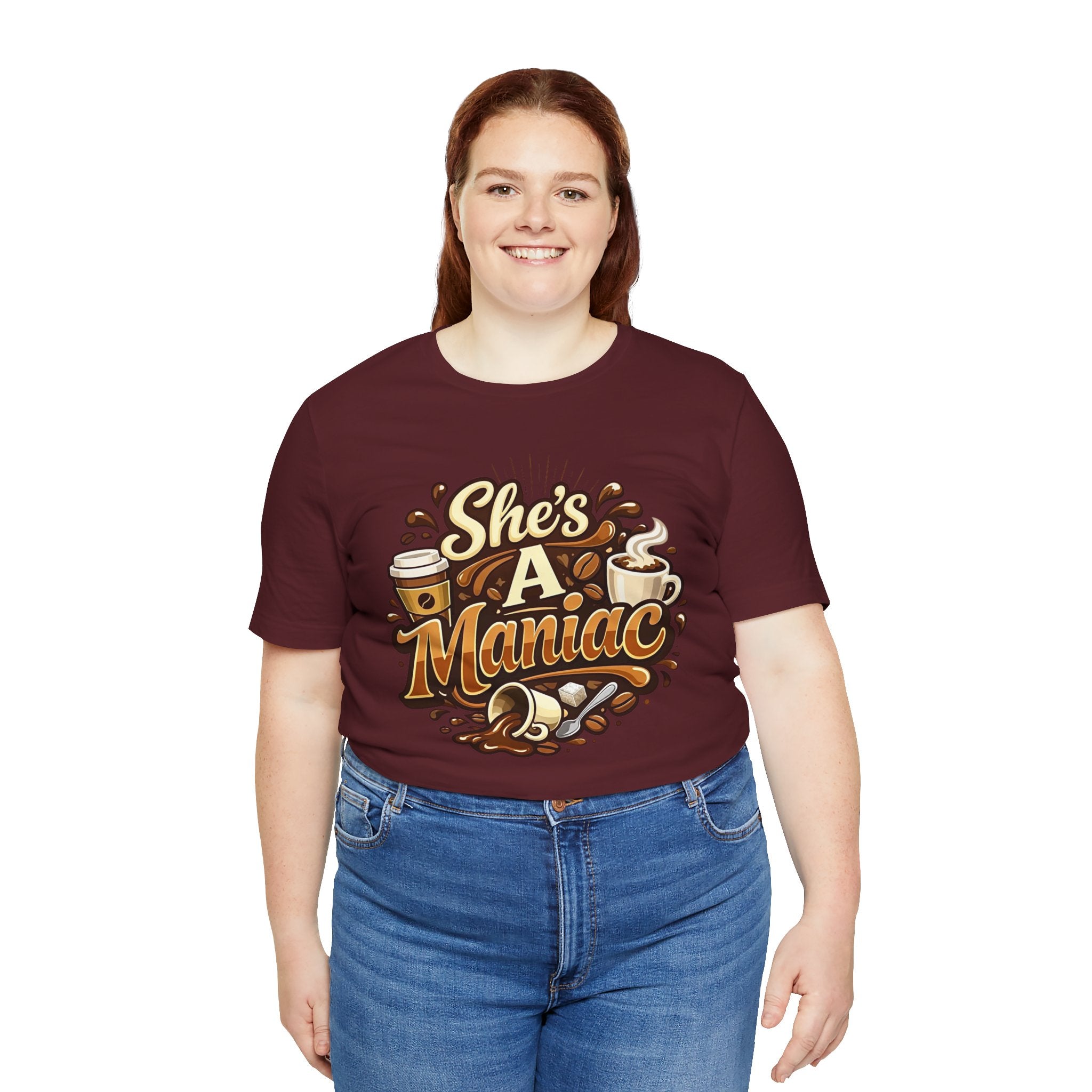 She's A Maniac Unisex Coffee Tee