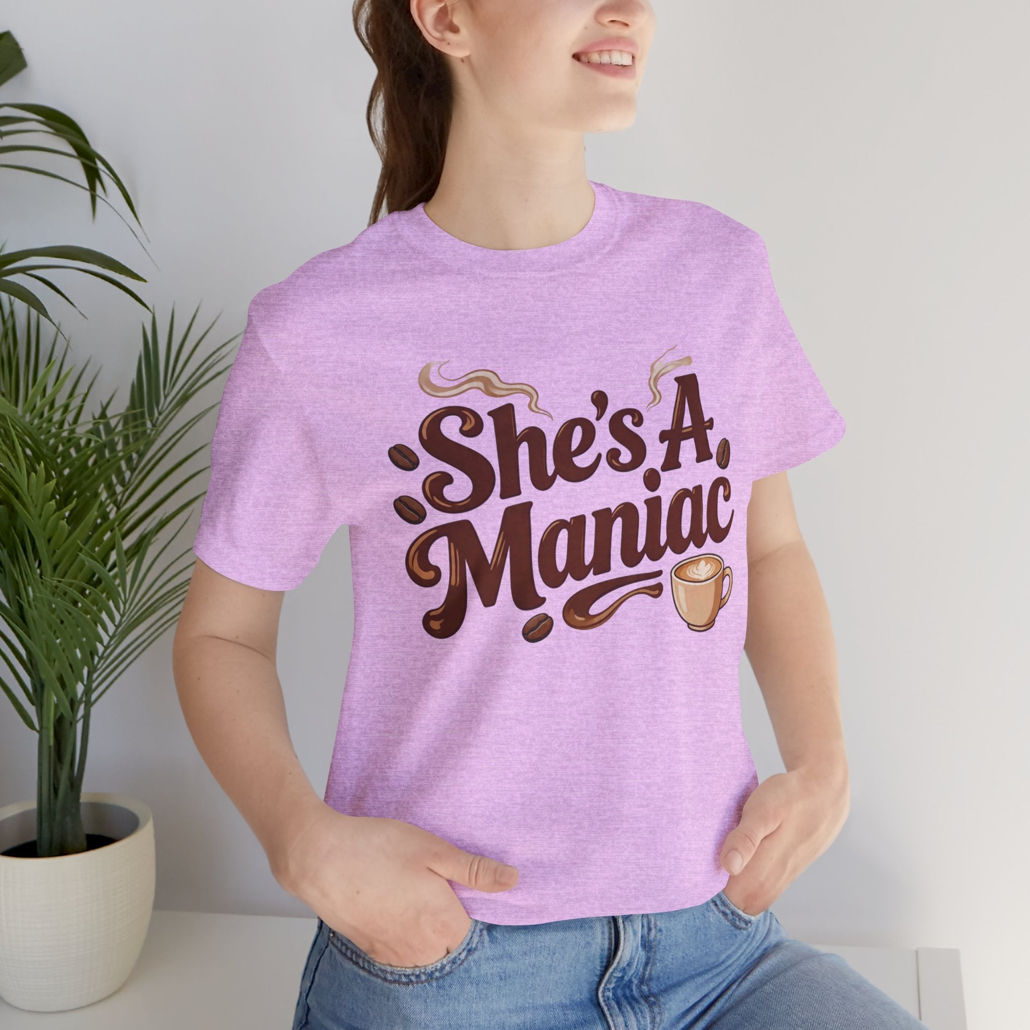 She's A Maniac Unisex Coffee Tee