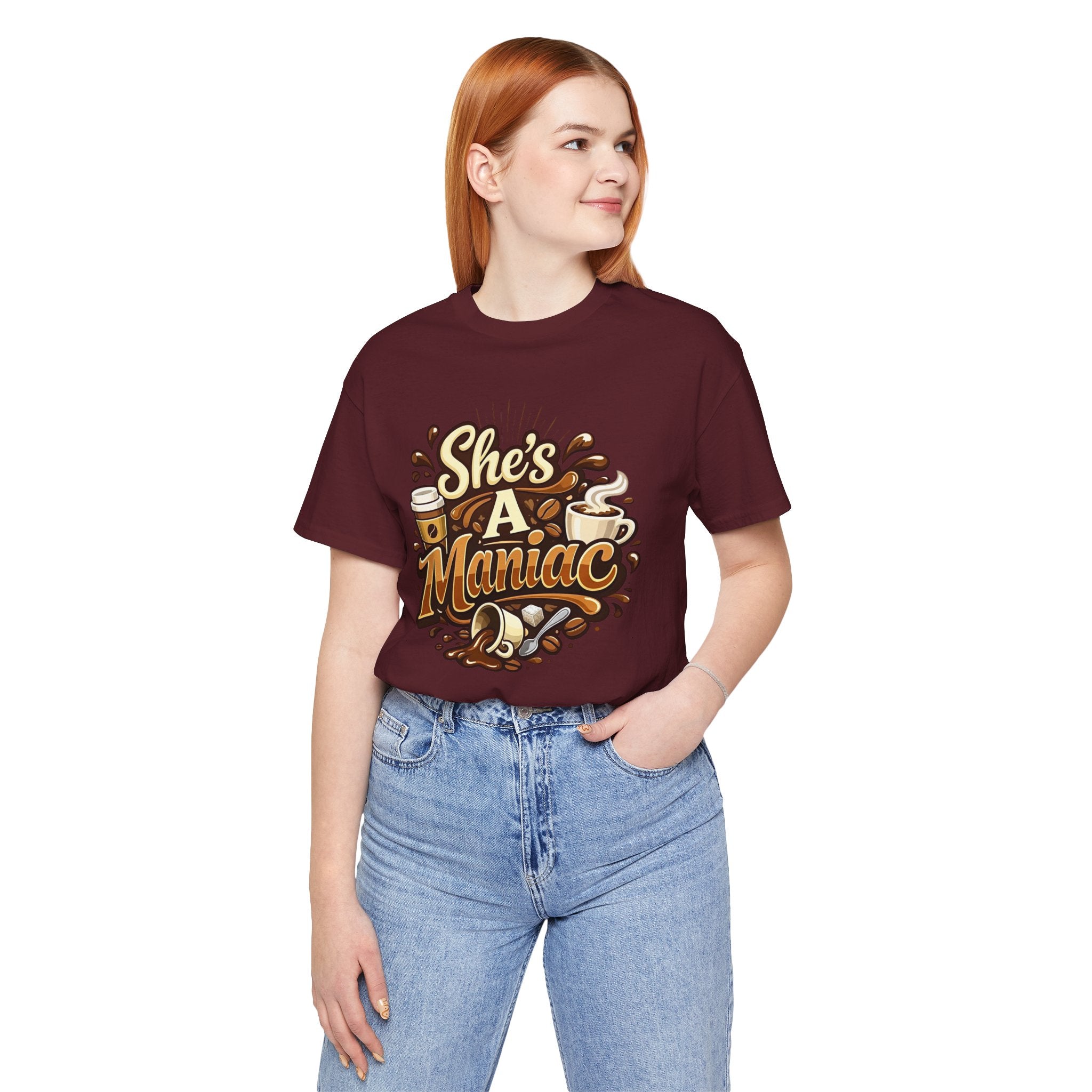 She's A Maniac Unisex Coffee Tee