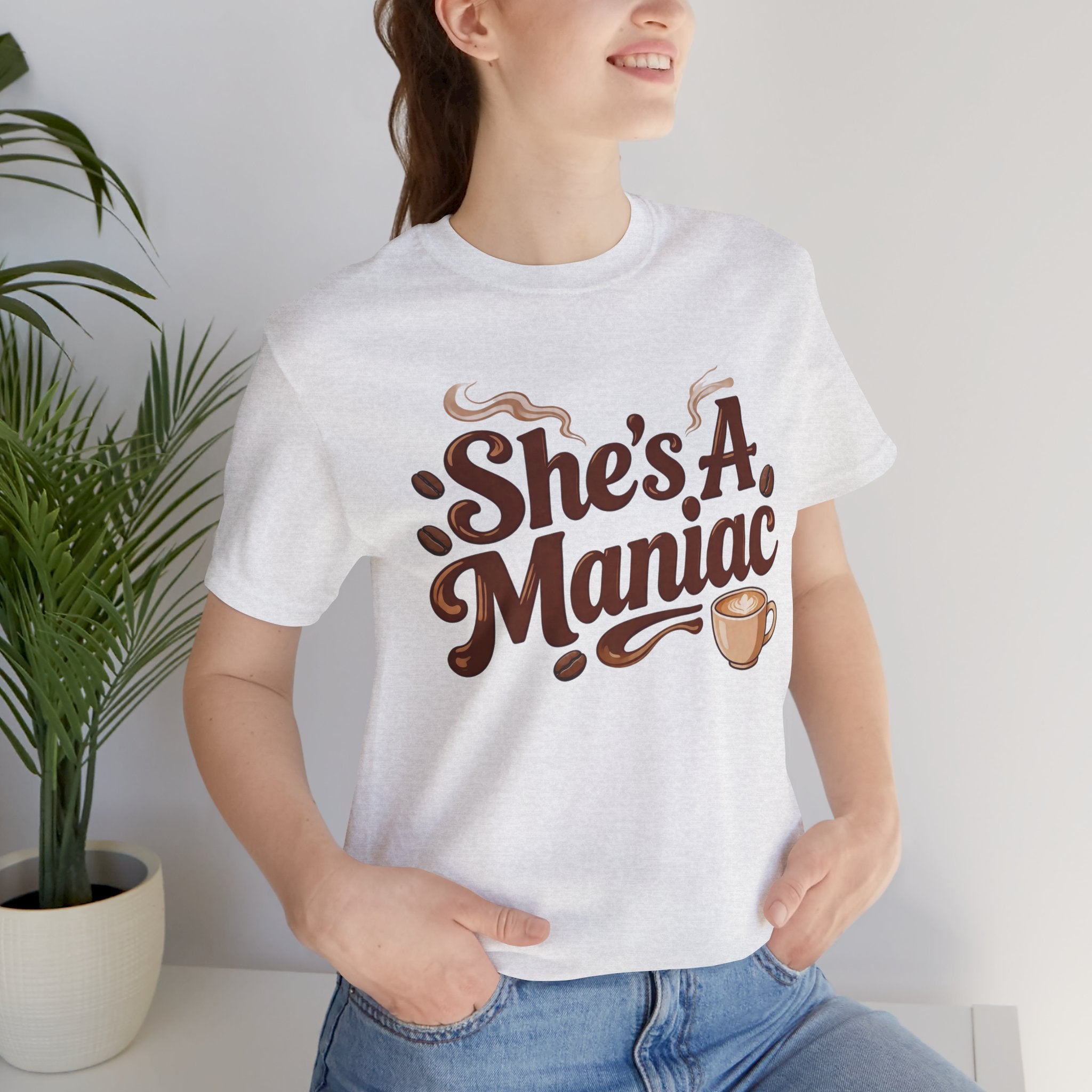 She's A Maniac Unisex Coffee Tee