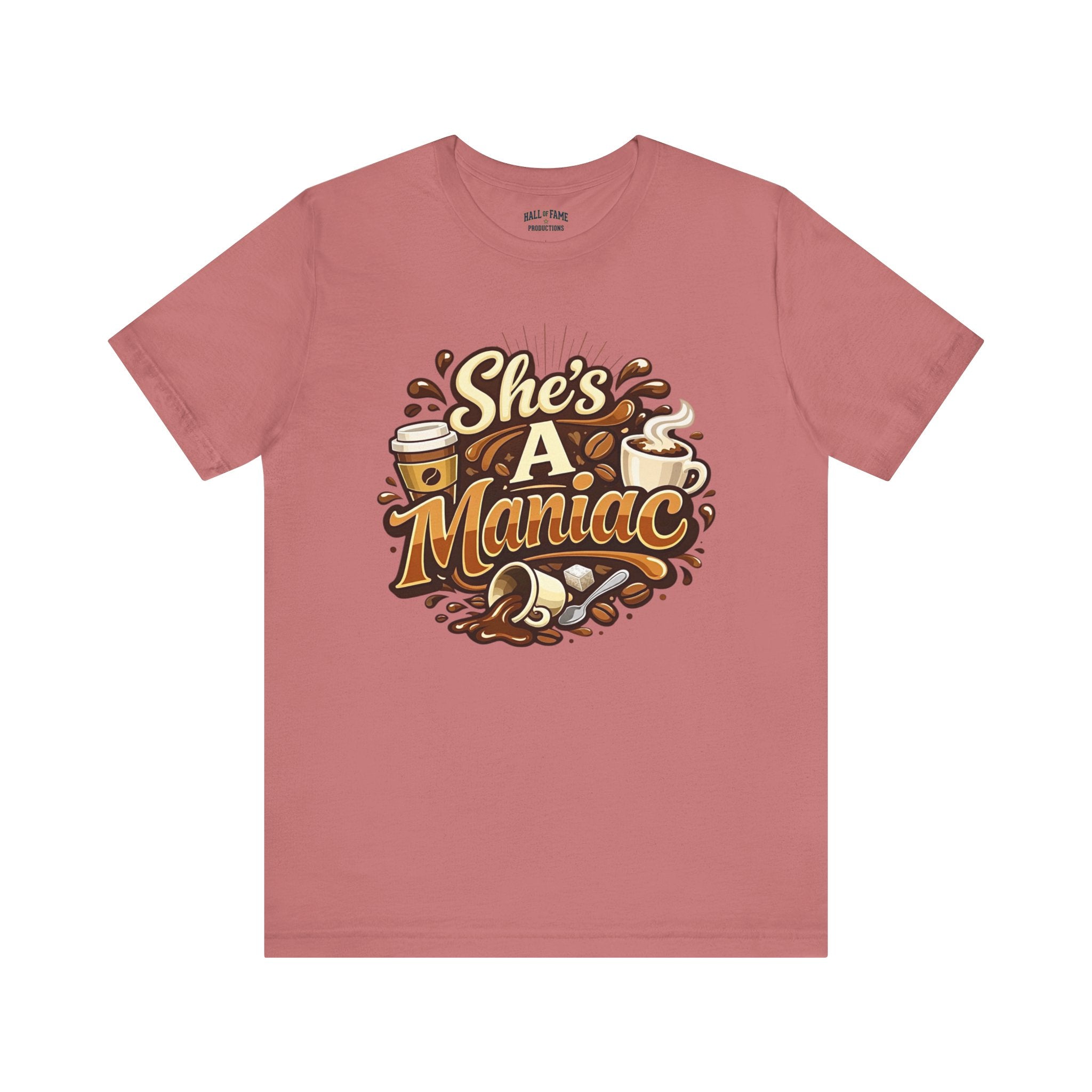 She's A Maniac Unisex Coffee Tee
