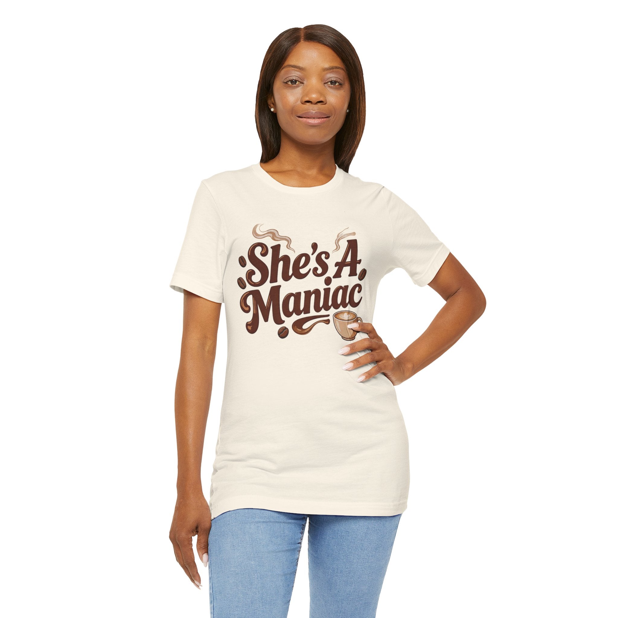 She's A Maniac Unisex Coffee Tee