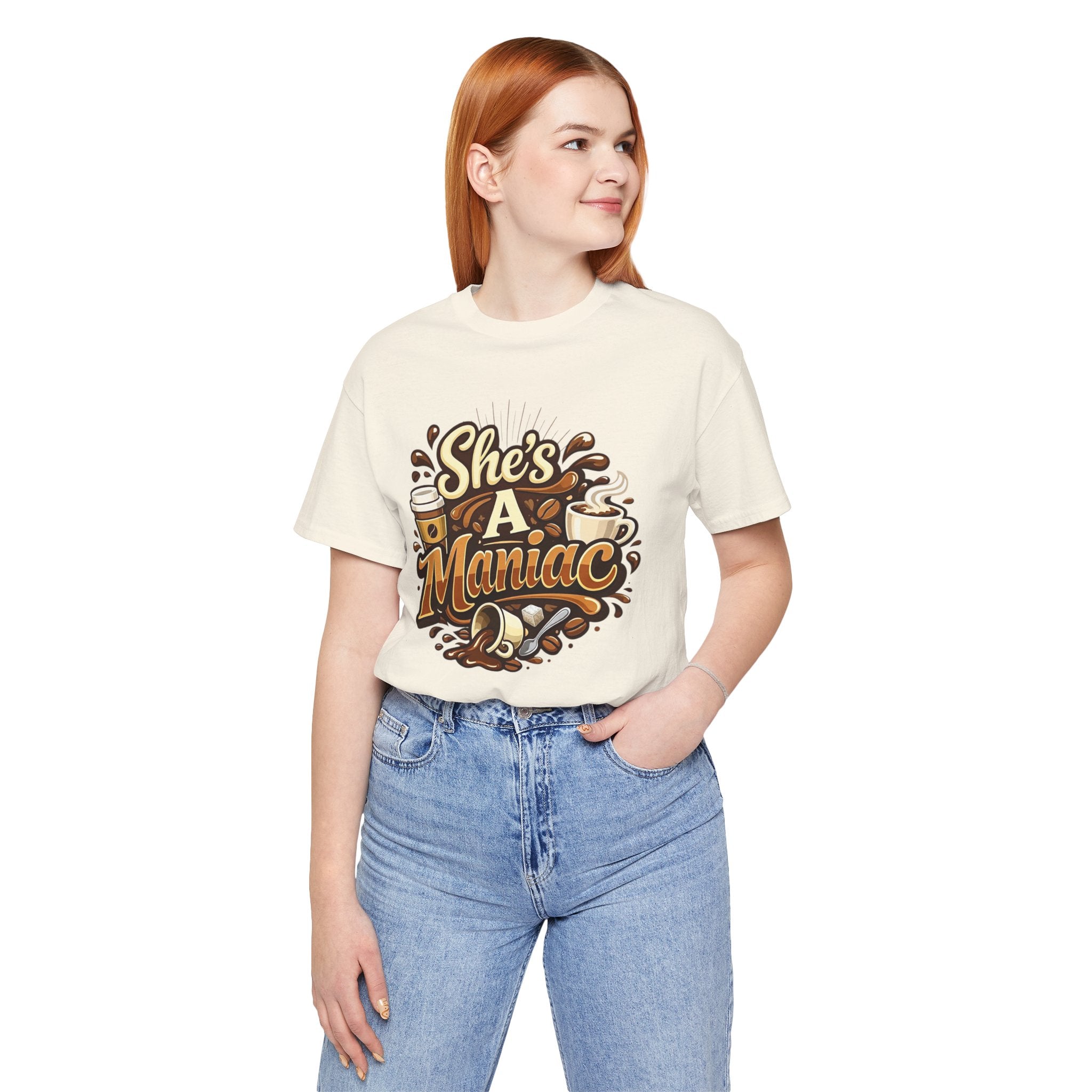 She's A Maniac Unisex Coffee Tee