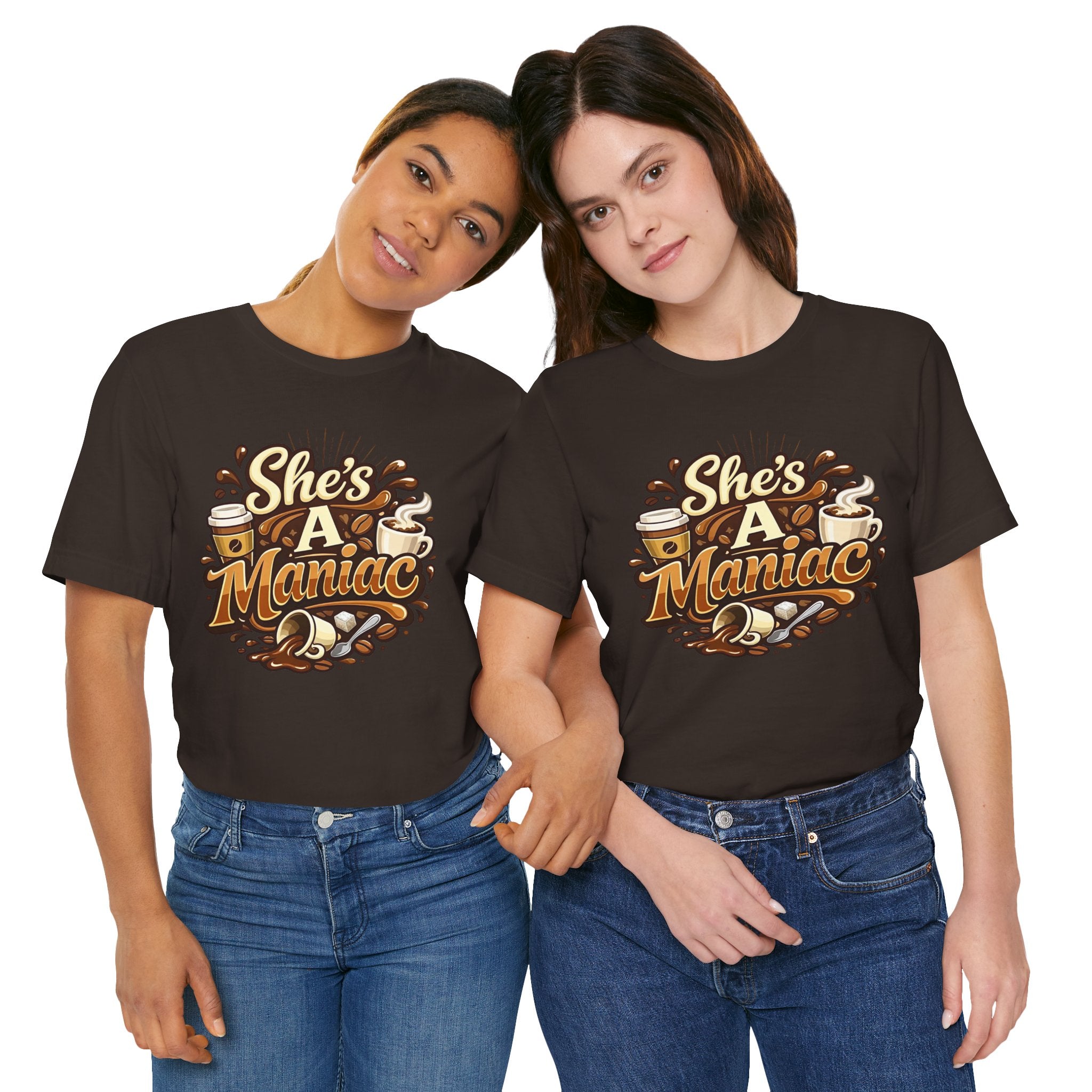 She's A Maniac Unisex Coffee Tee