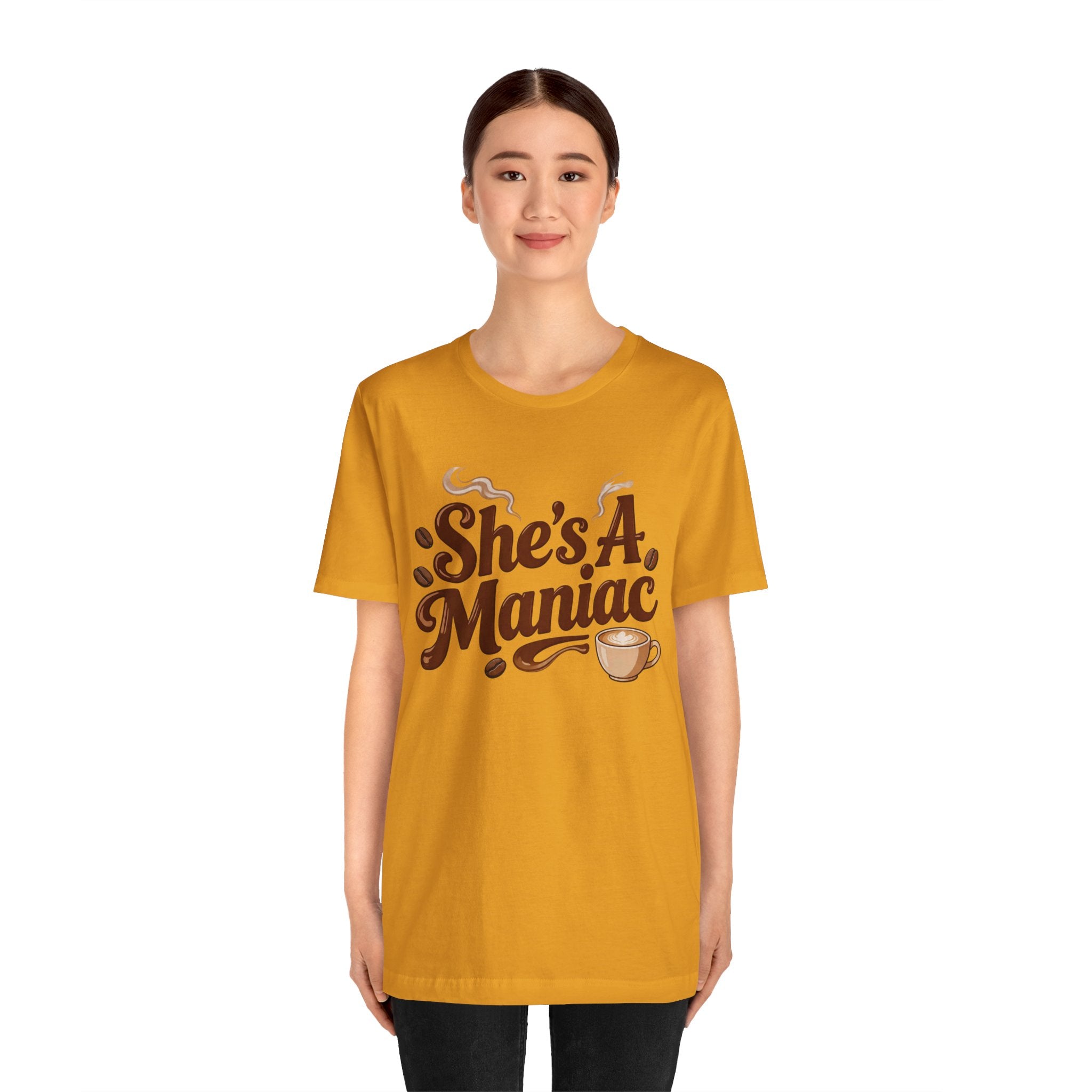 She's A Maniac Unisex Coffee Tee