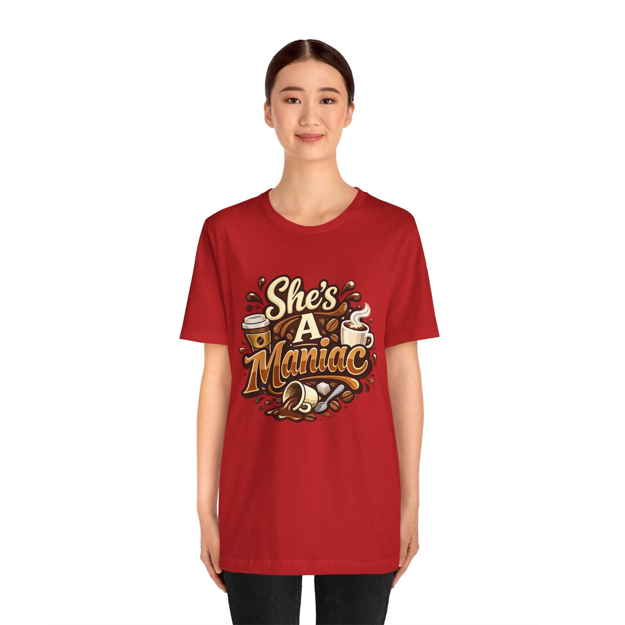 She's A Maniac Unisex Coffee Tee