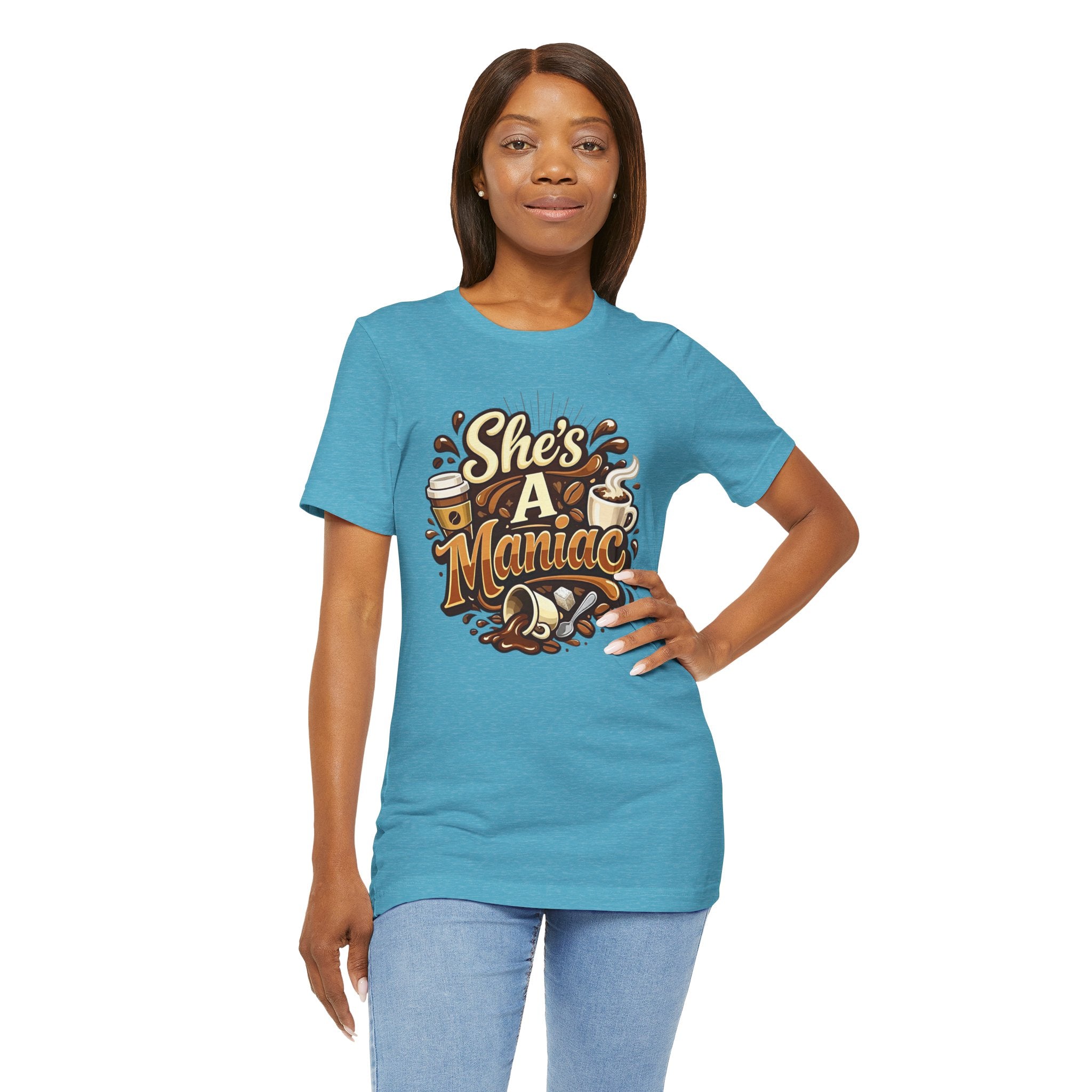 She's A Maniac Unisex Coffee Tee