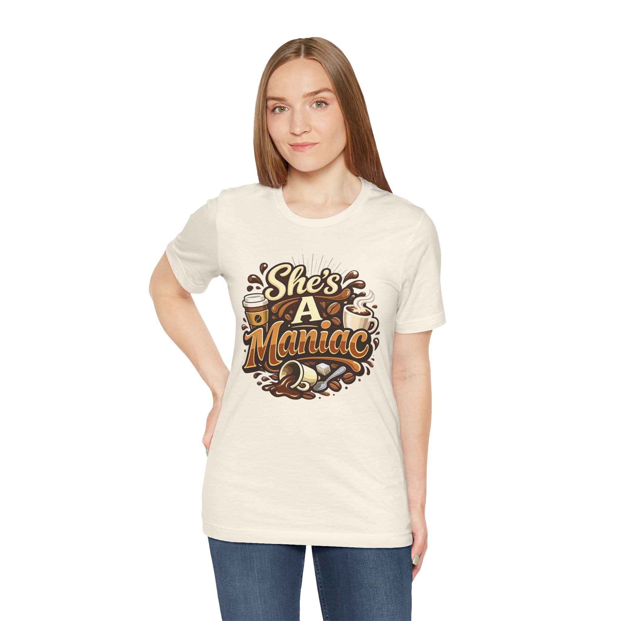 She's A Maniac Unisex Coffee Tee