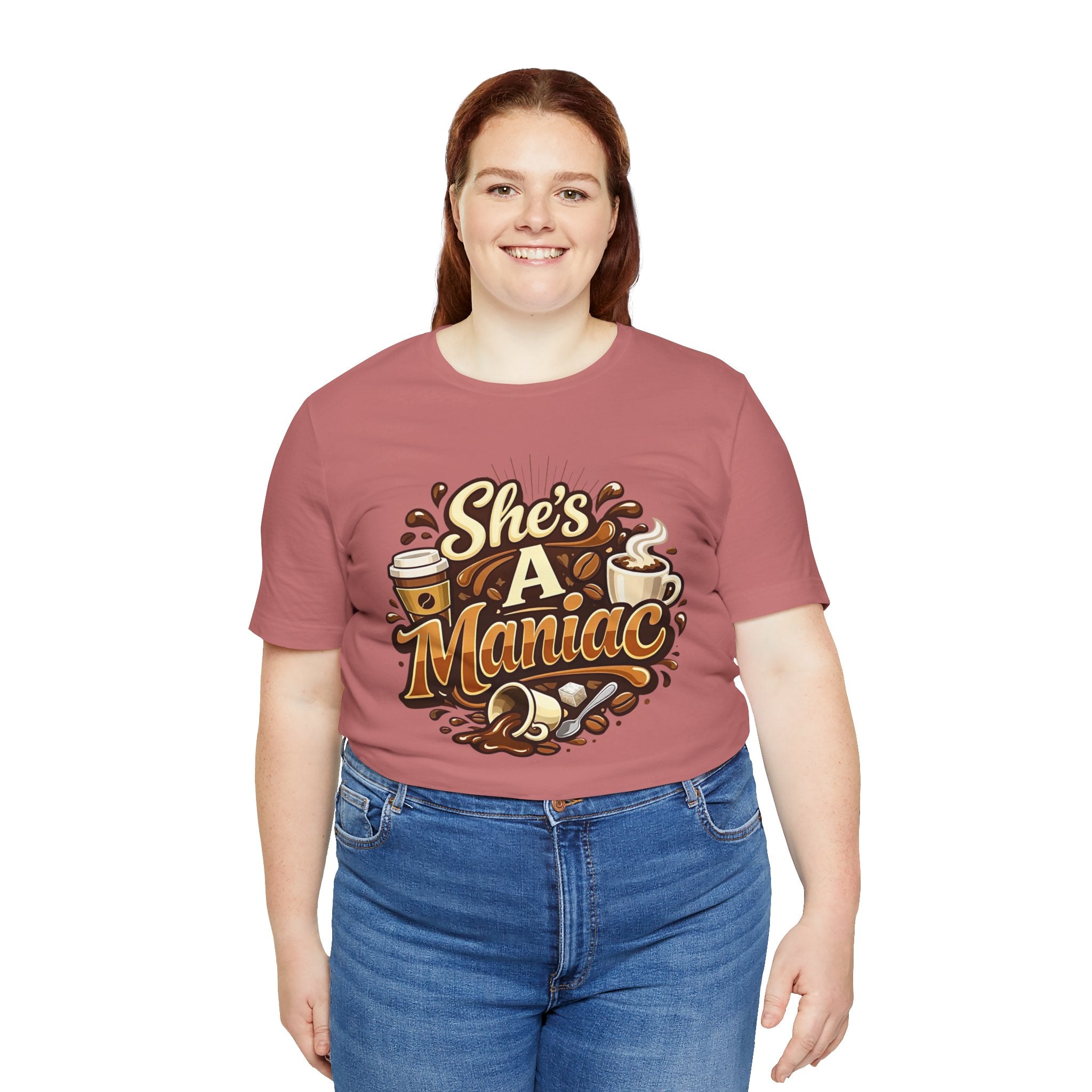 She's A Maniac Unisex Coffee Tee