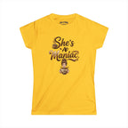 She's A Maniac Women's Coffee Tee