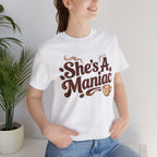 She's A Maniac Unisex Coffee Tee