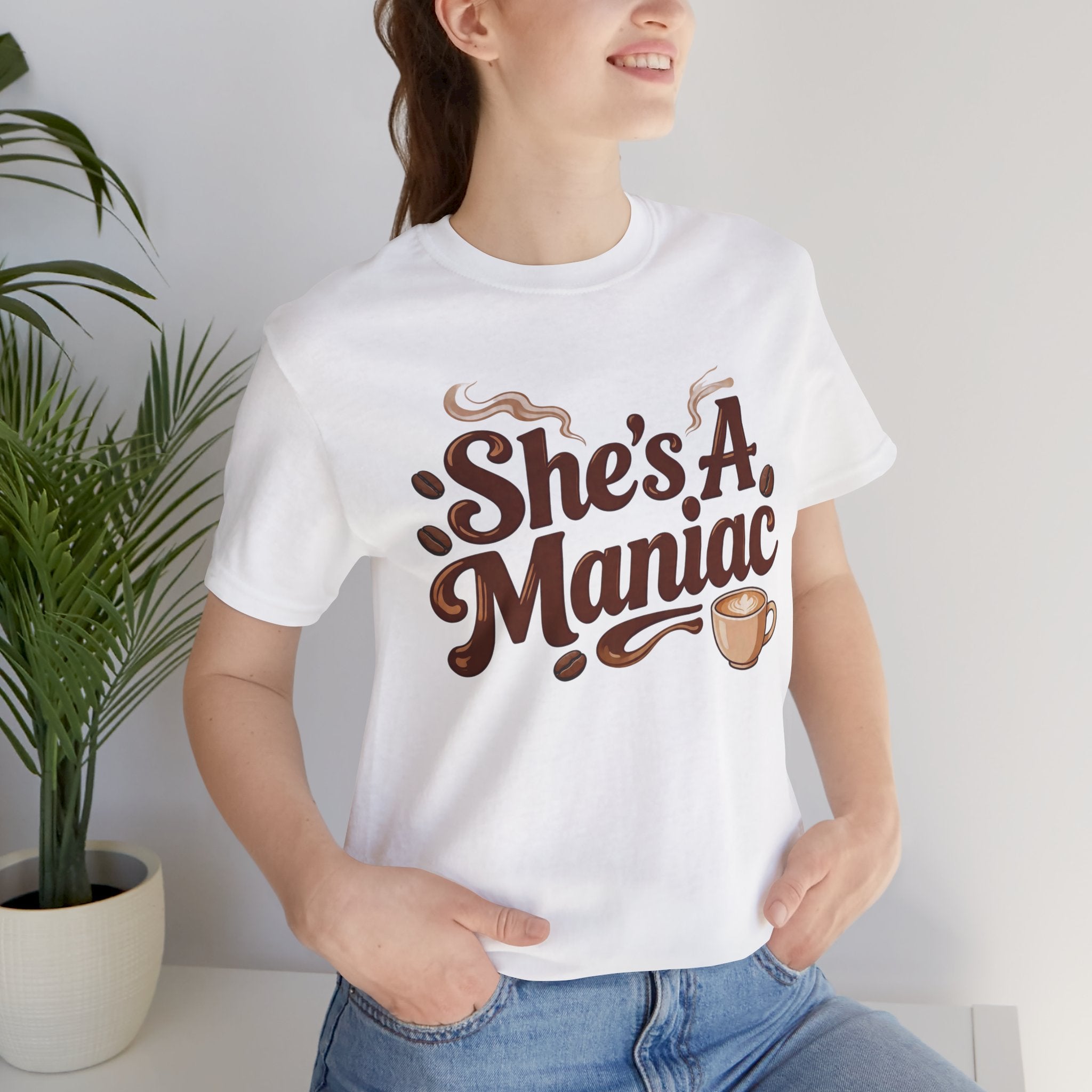 She's A Maniac Unisex Coffee Tee
