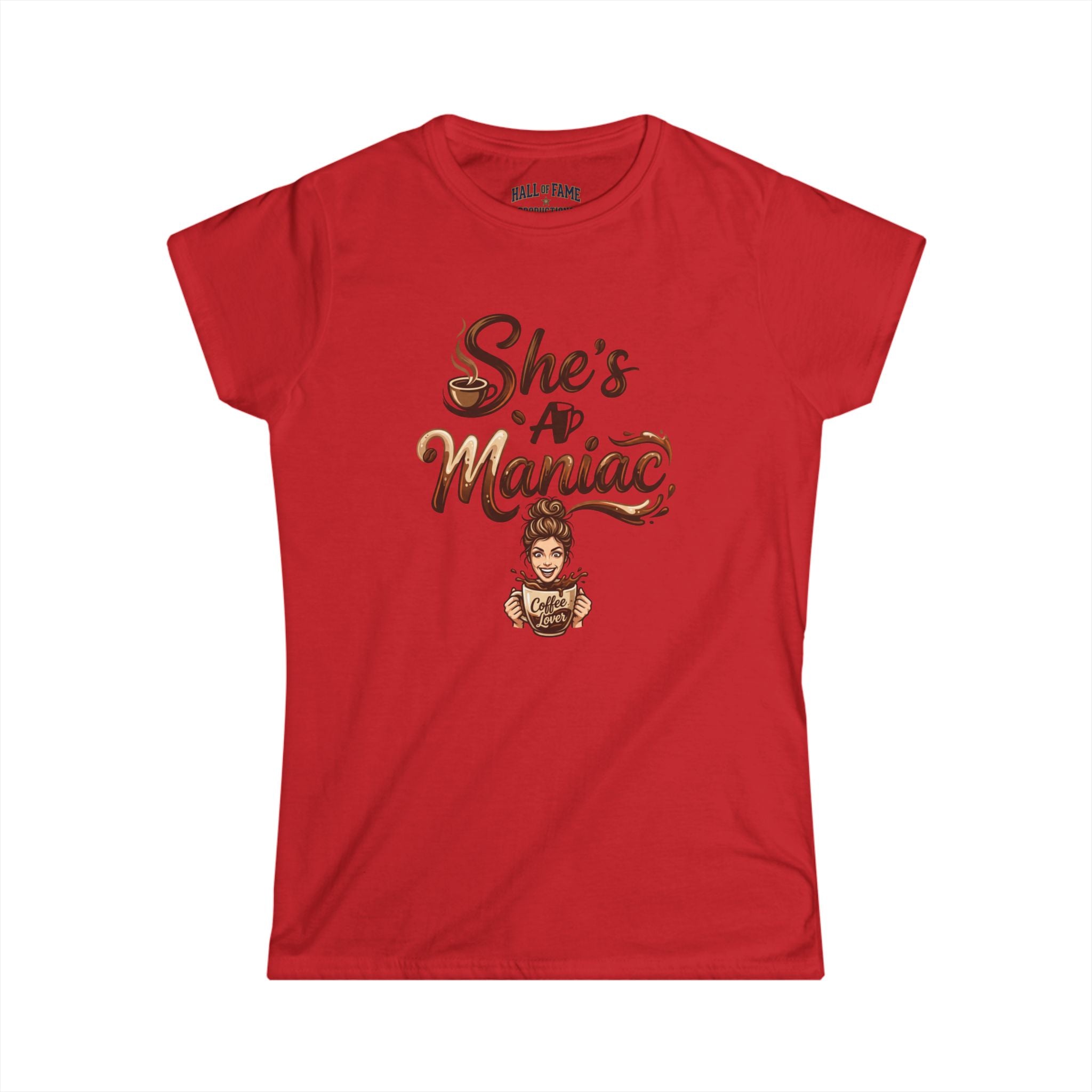 She's A Maniac Women's Coffee Tee