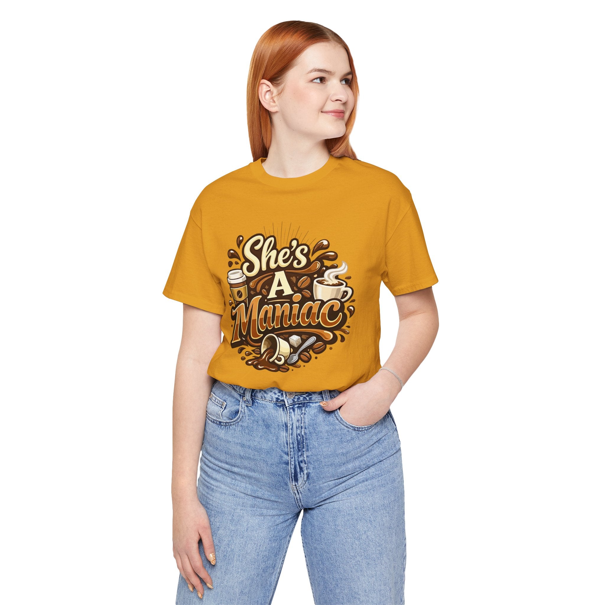 She's A Maniac Unisex Coffee Tee