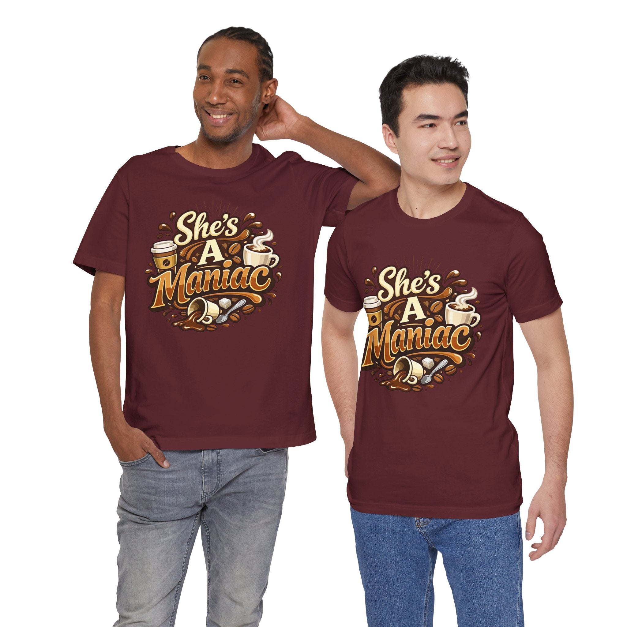 She's A Maniac Unisex Coffee Tee