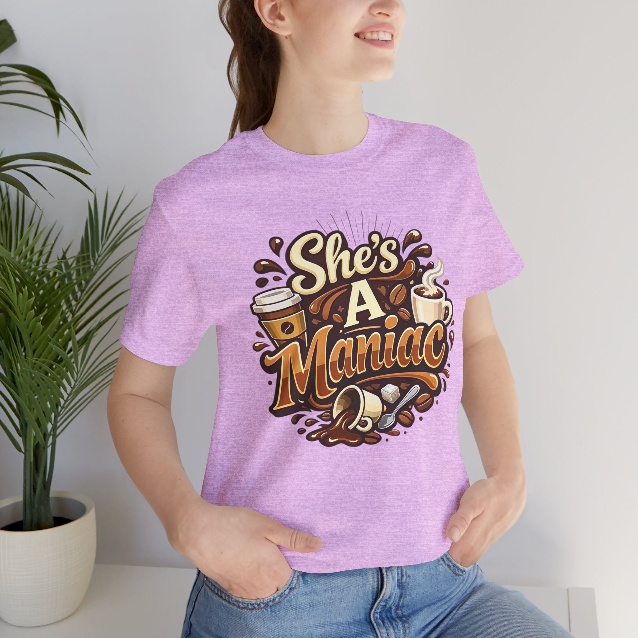 She's A Maniac Unisex Coffee Tee