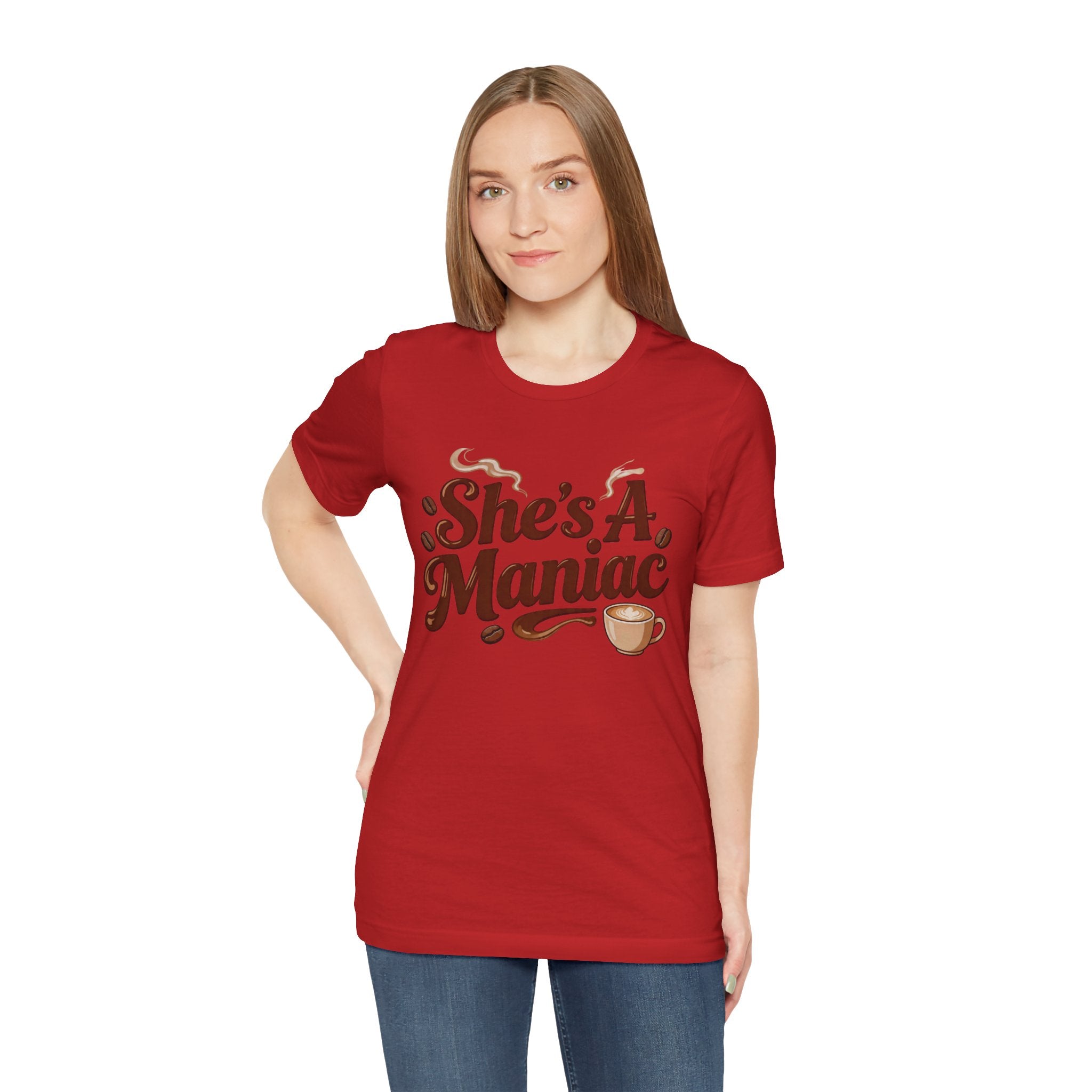 She's A Maniac Unisex Coffee Tee